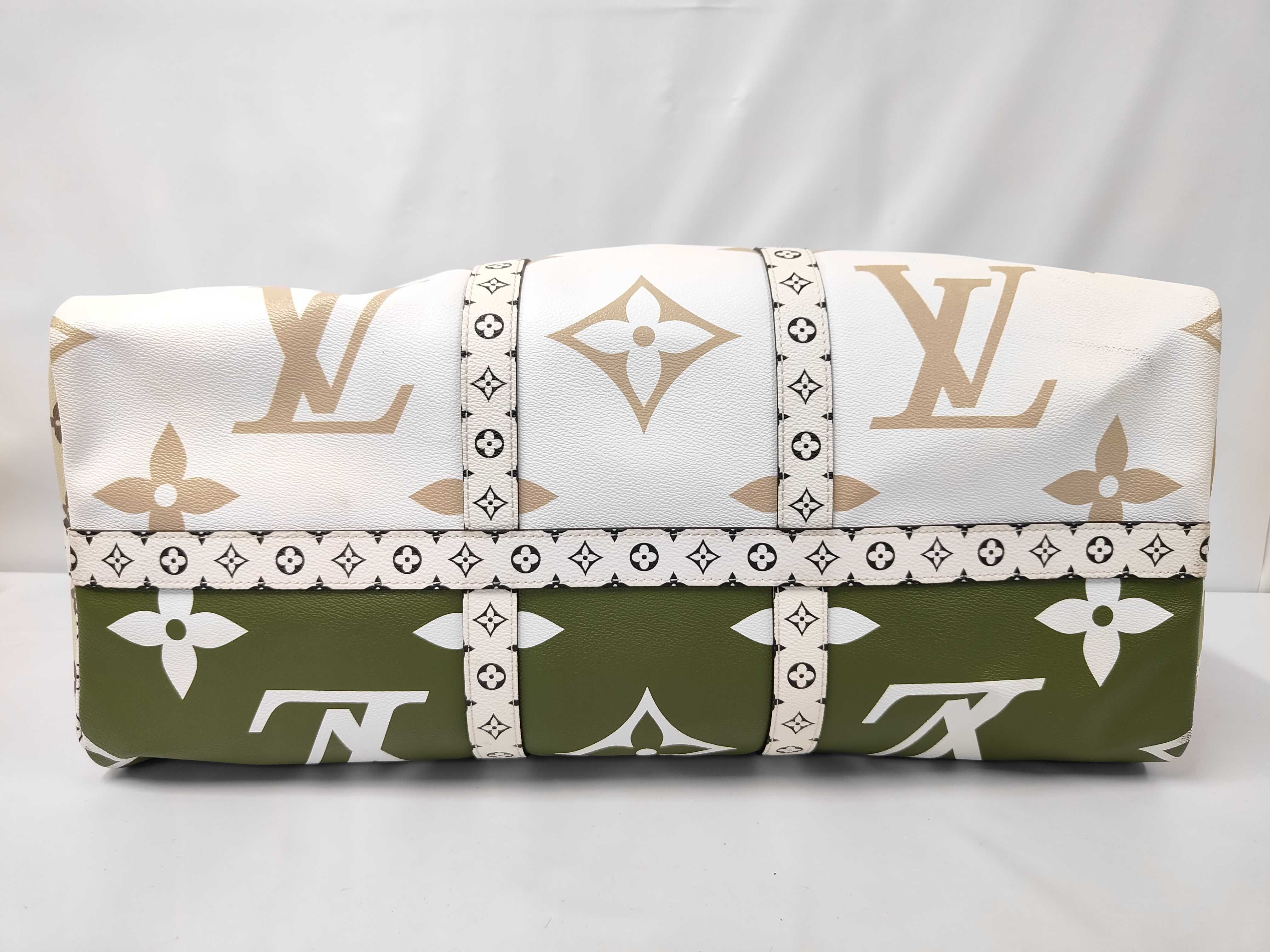 M44590 Keepall Bandoulière 50 Giant Monogram Reverse Boston Bag — view 3