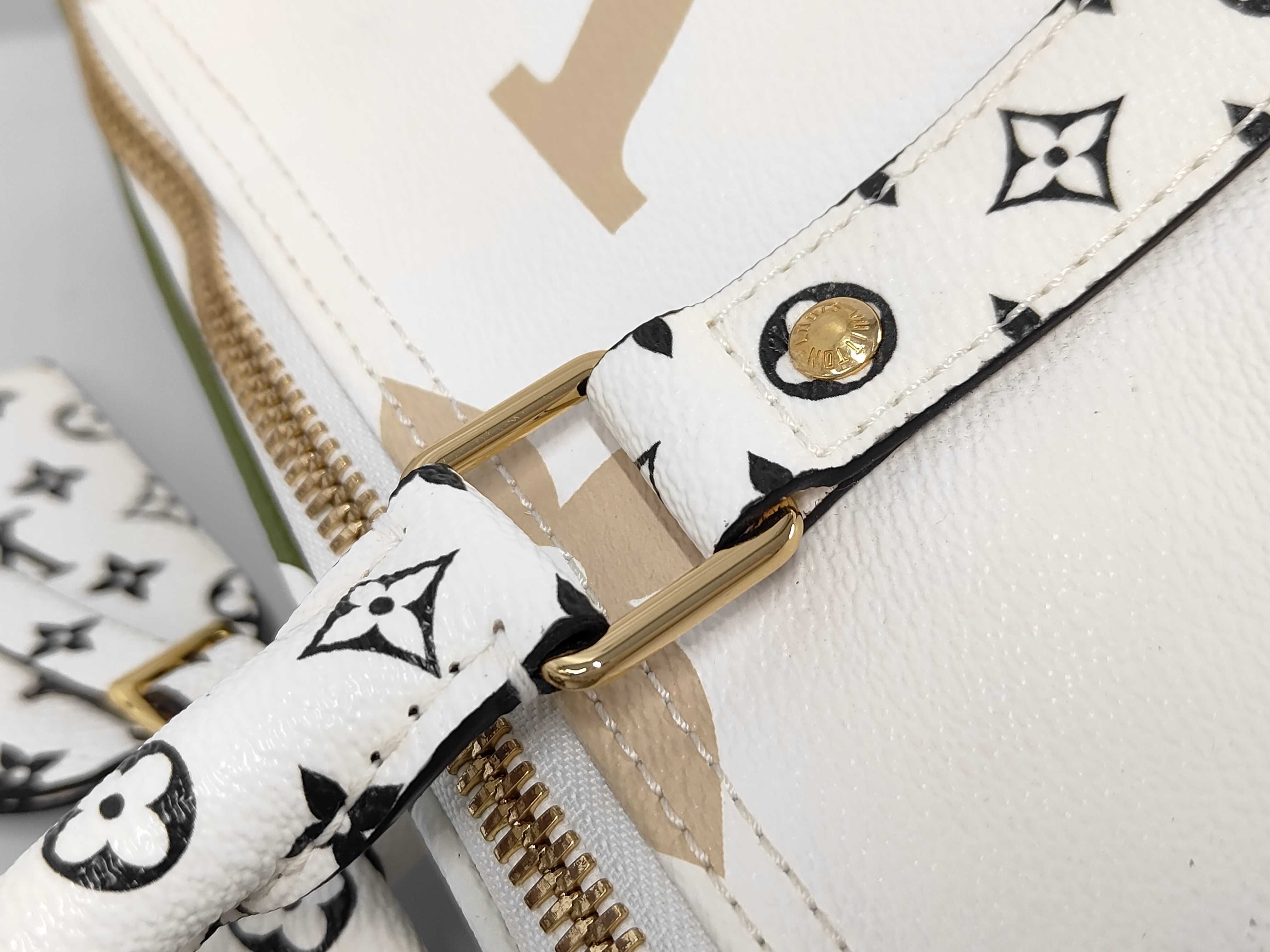 M44590 Keepall Bandoulière 50 Giant Monogram Reverse Boston Bag — view 6