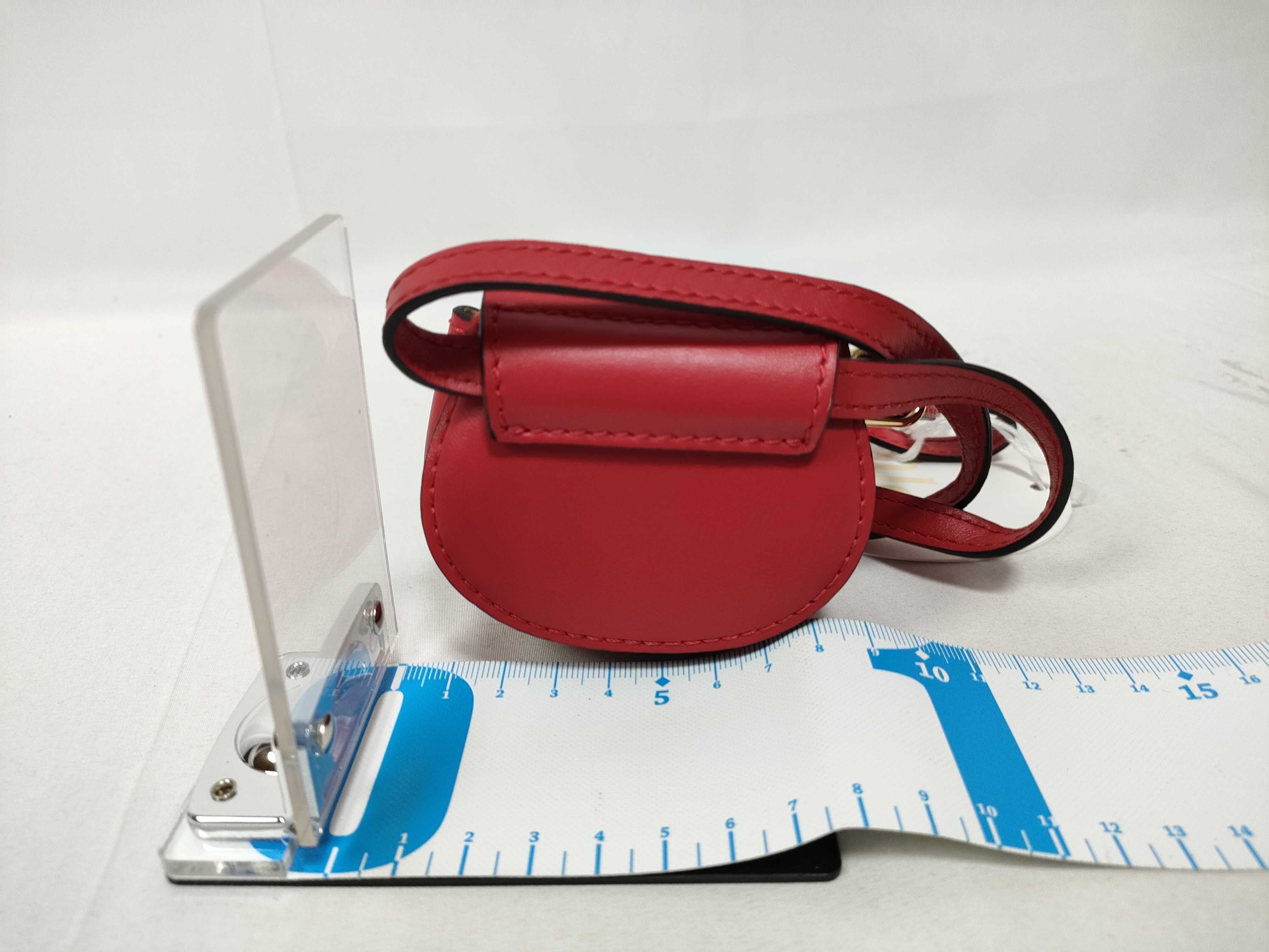 mini bracelet shoulder bag, red — view 2