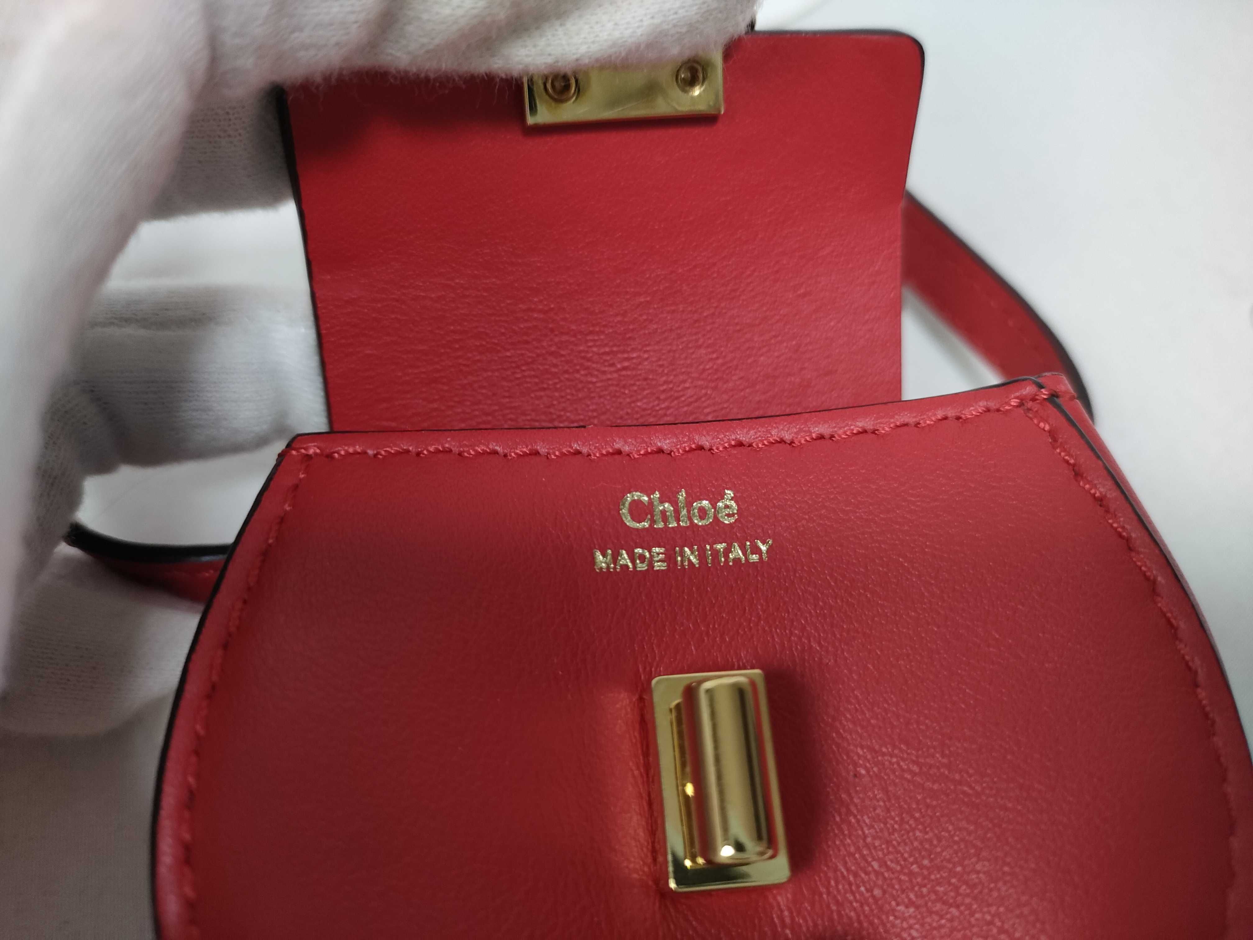 mini bracelet shoulder bag, red — view 11