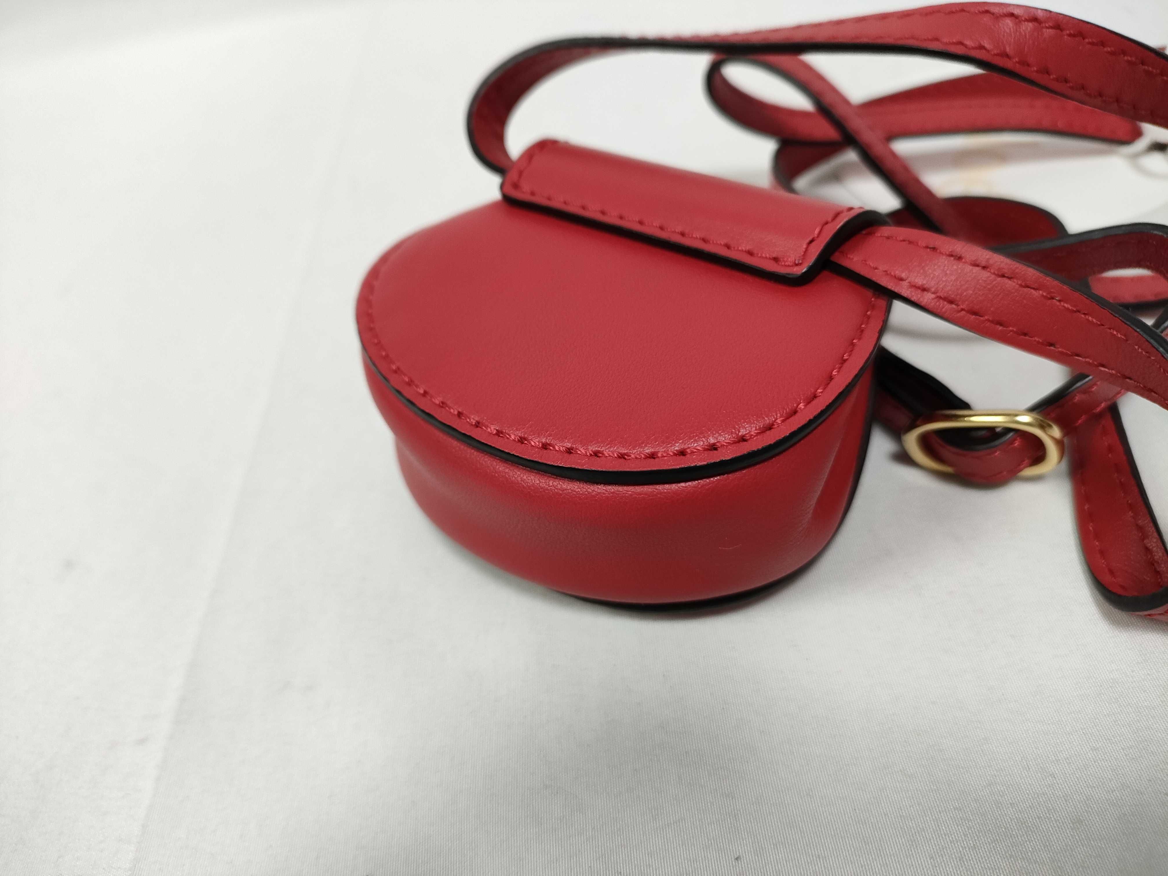 mini bracelet shoulder bag, red — view 5