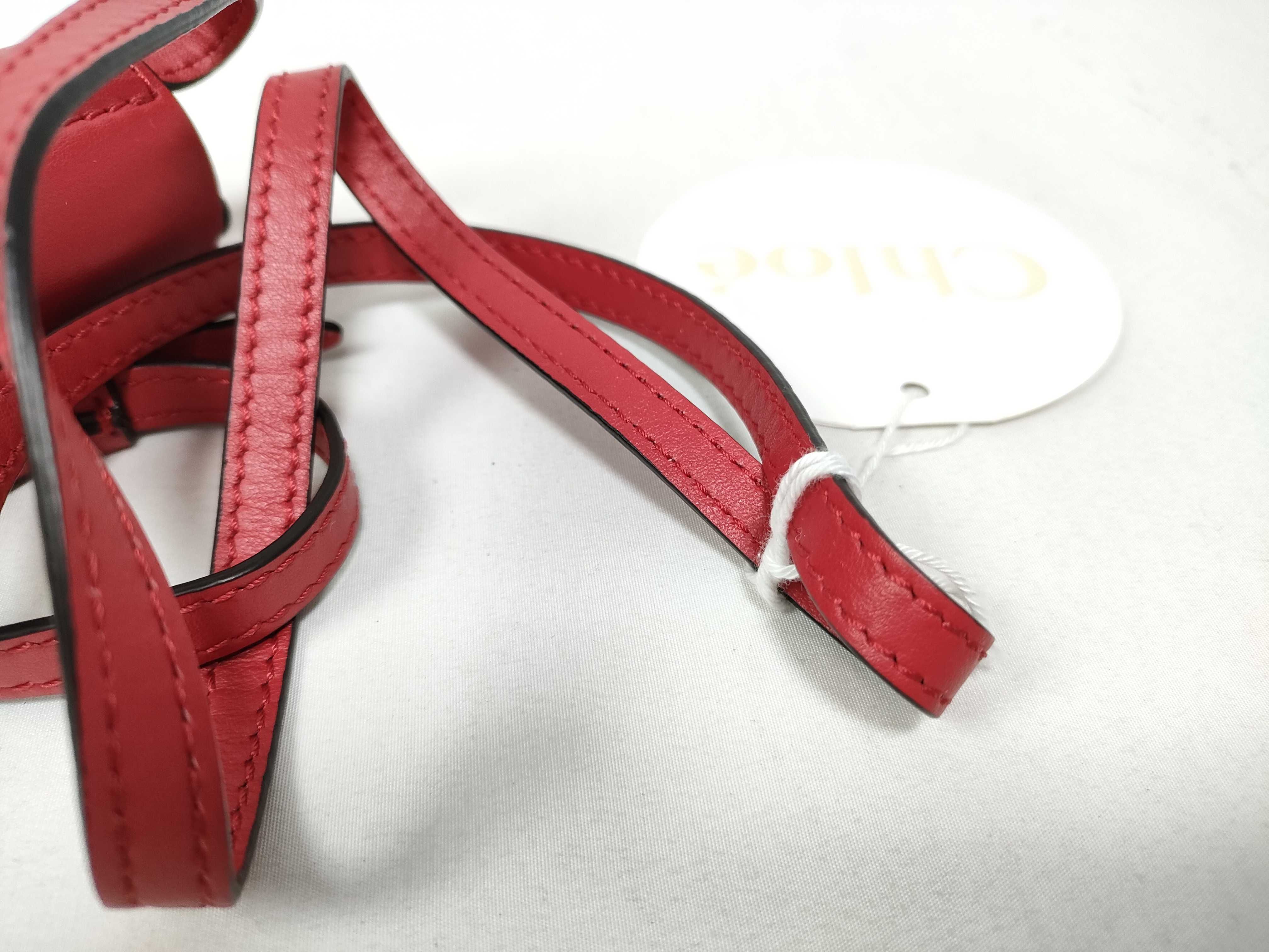 mini bracelet shoulder bag, red — view 7