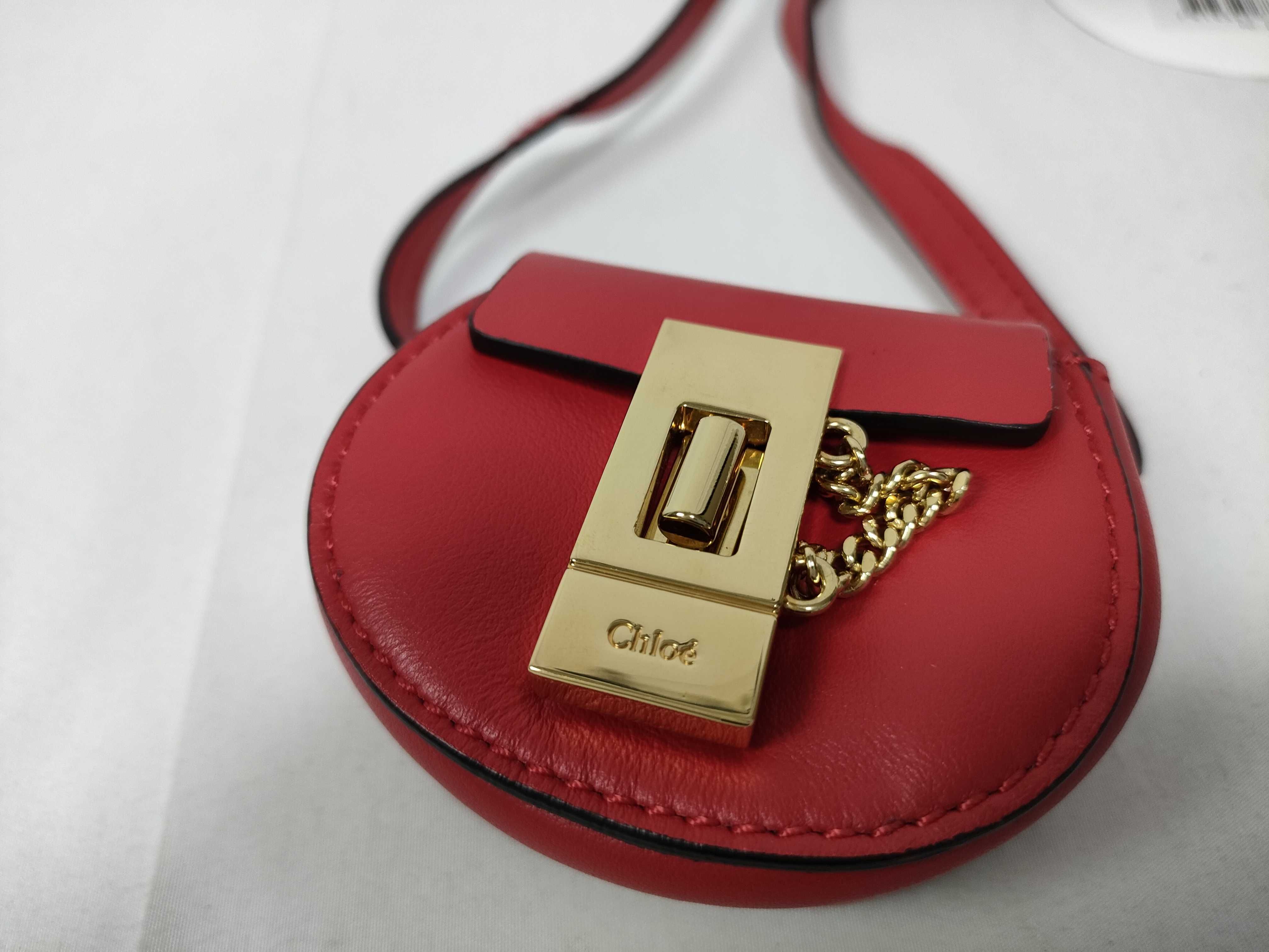 mini bracelet shoulder bag, red — view 9