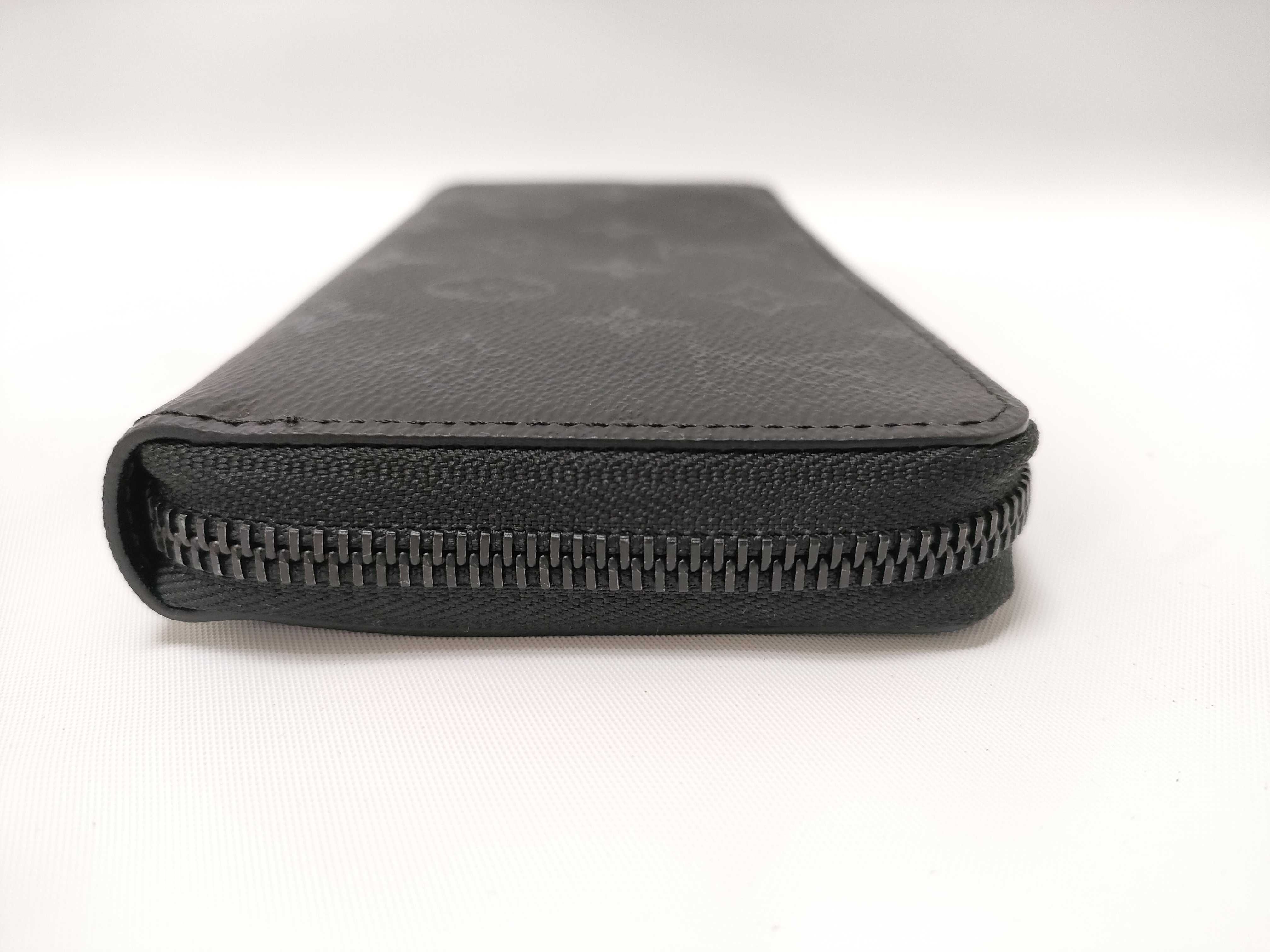 Monogram Zippy Wallet Horizontal Long Wallet Black M28048 RFID Wallet — view 6