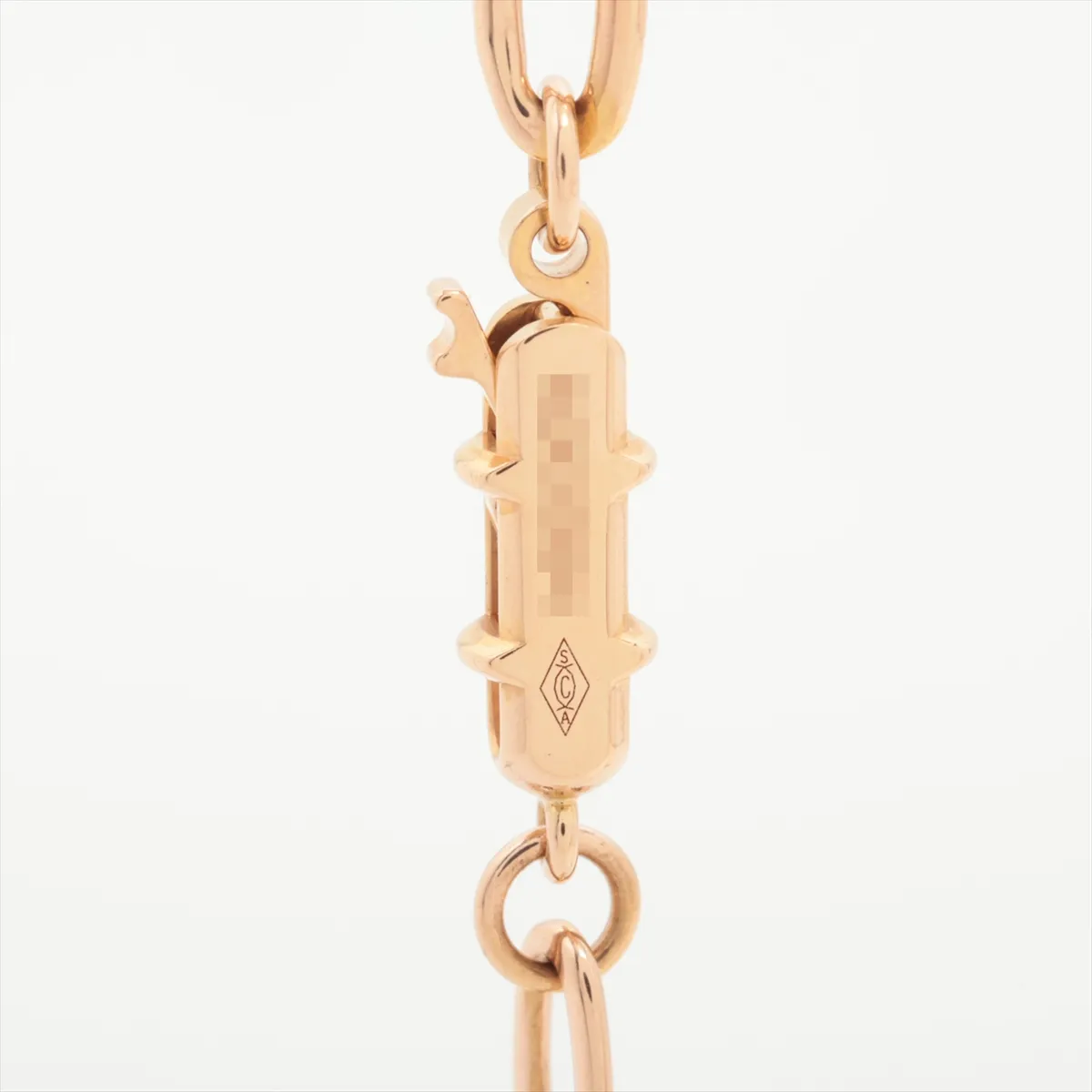 Juste un Clou Diamond Necklace, 750 (PG), 16.5g, MXX054, clasp has scratches. — view 3