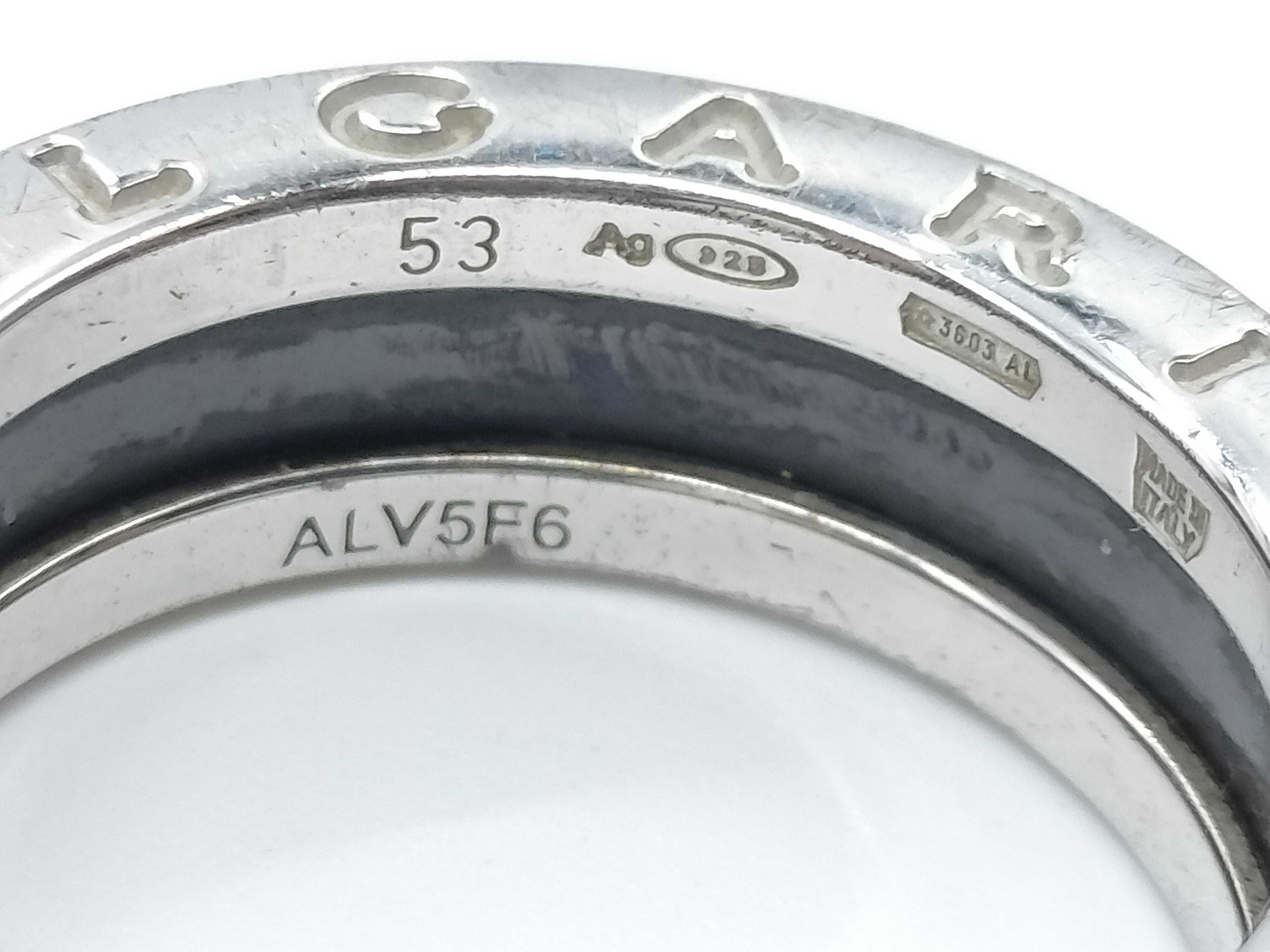 Black Ceramic 6.8g SV925 Ring — view 4