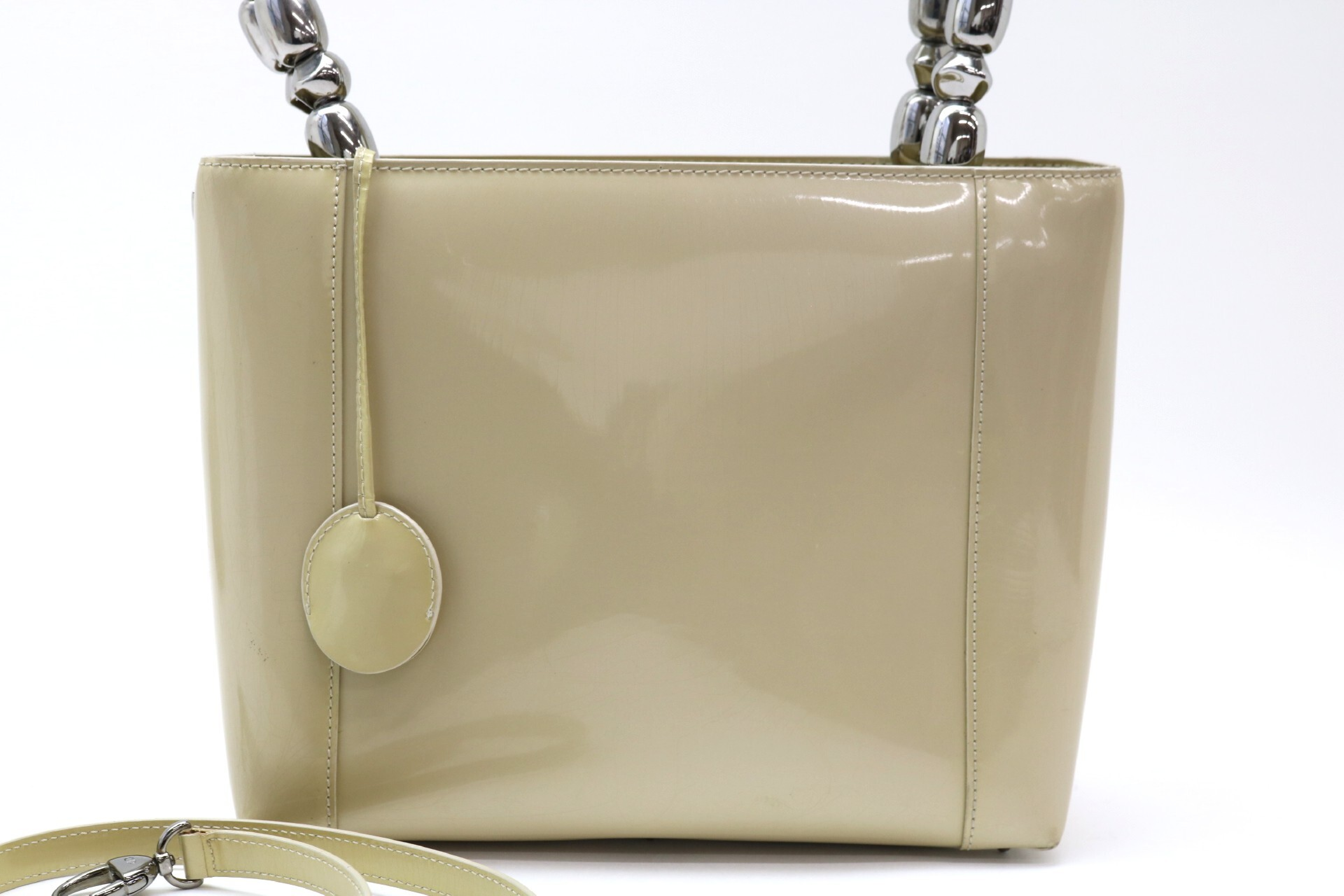 Patent Leather Maris Pearl 2-Way Handbag