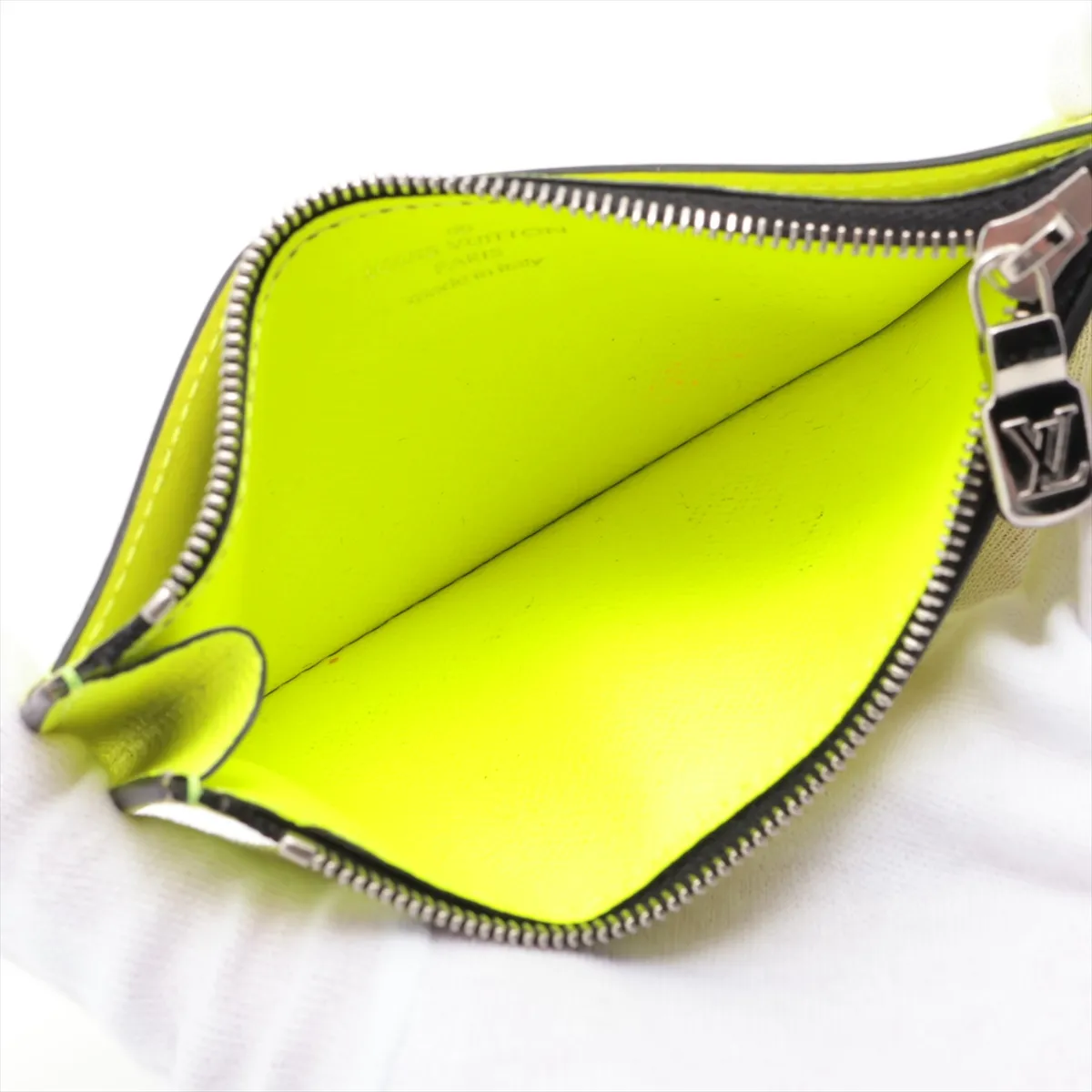 Taigarama Coin Card Holder M30950 Yellow Fragment Case RFID Reactive — view 4