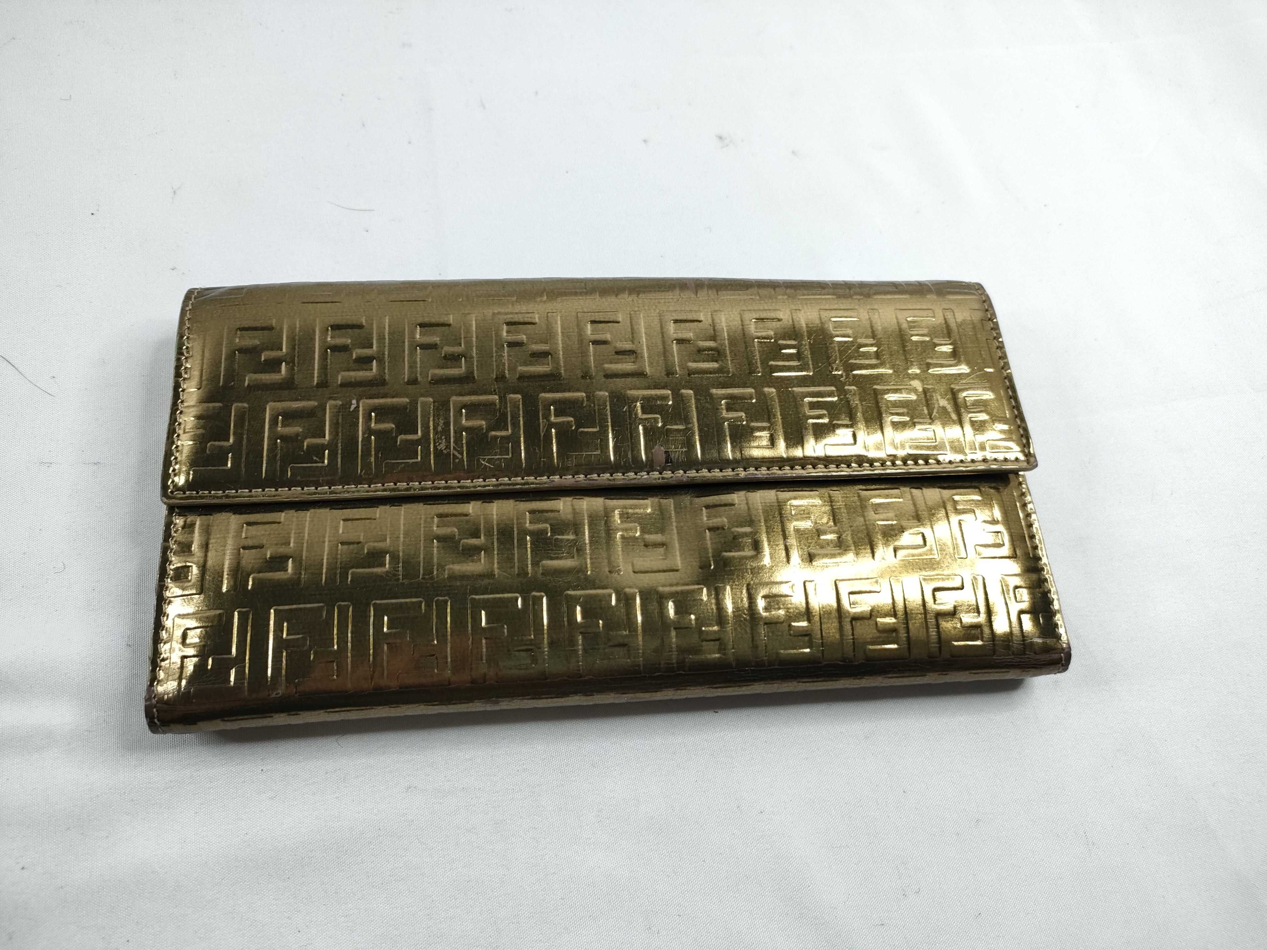 Zucca pattern Fendi Zucca Continental Clutch Wallet