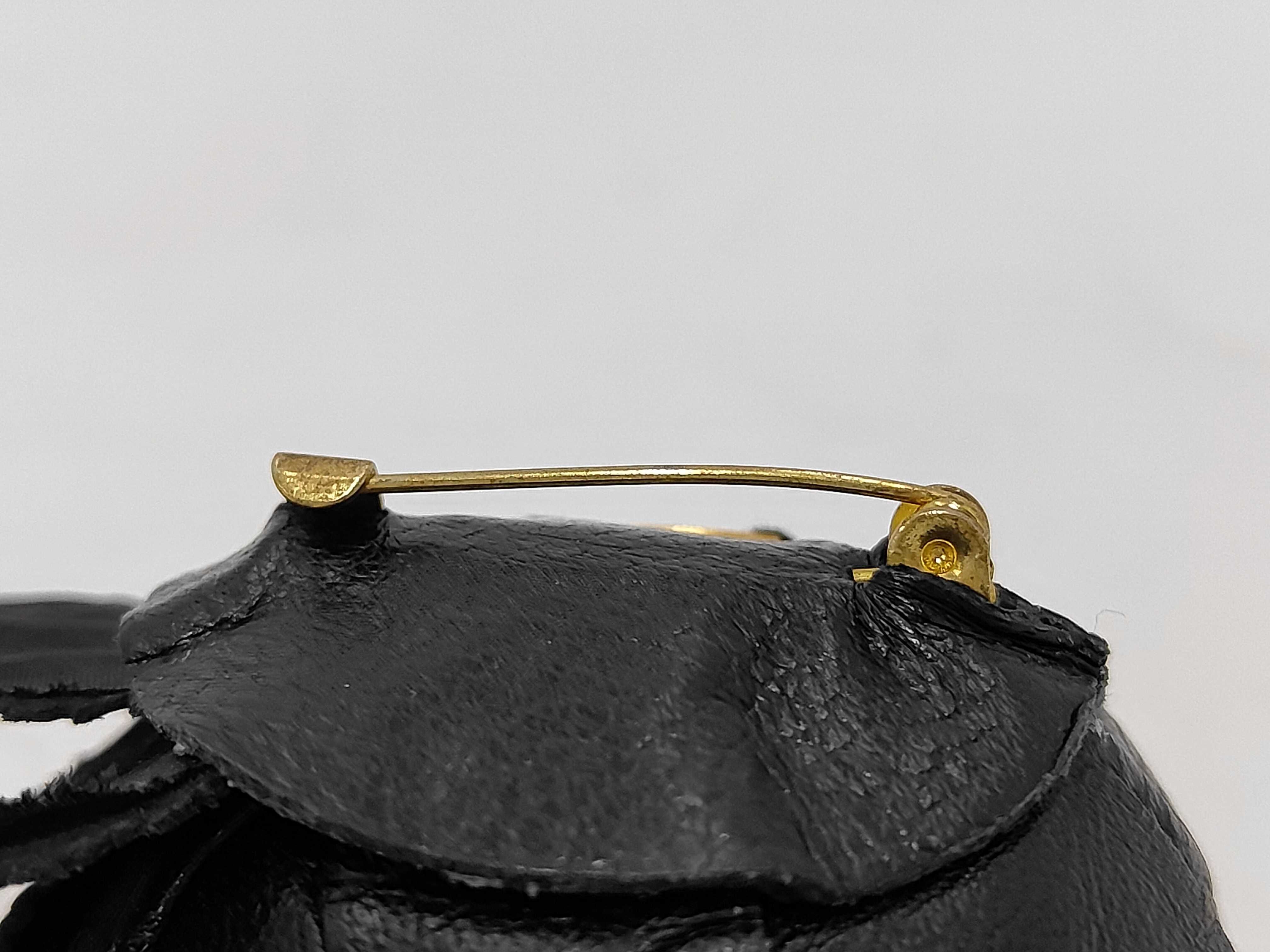 Flower Leather Brooch — view 3