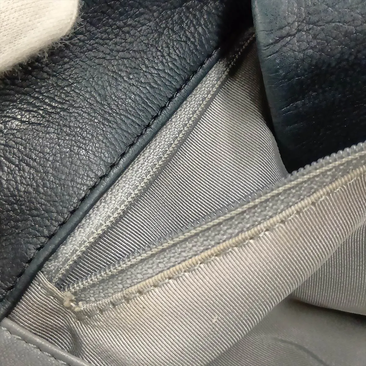 Coco Mark Leather Chain Tote Bag, Black with Silver Hardware, Item No. 16257170 (Serial Number 16) — view 11
