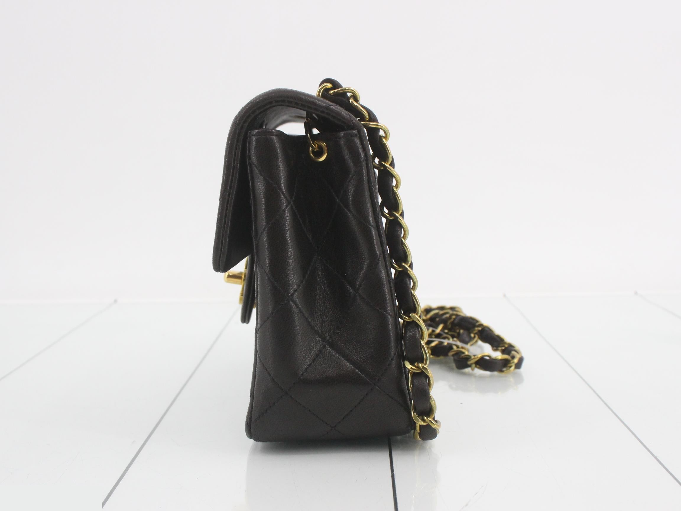 Mini Matelassé Lambskin Chain Shoulder Bag, Series 2 — view 3