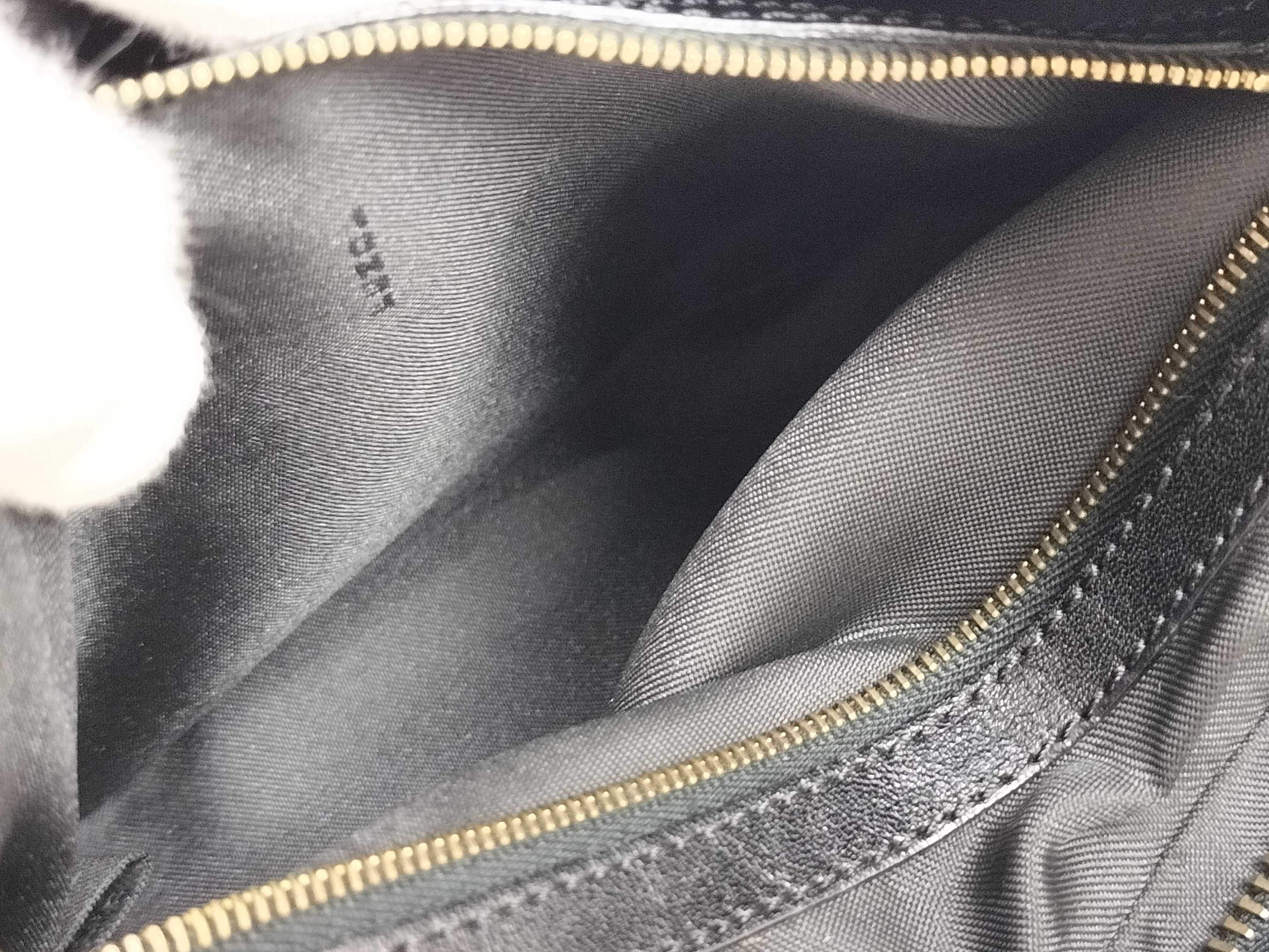 Black Leather Shoulder Bag — view 11