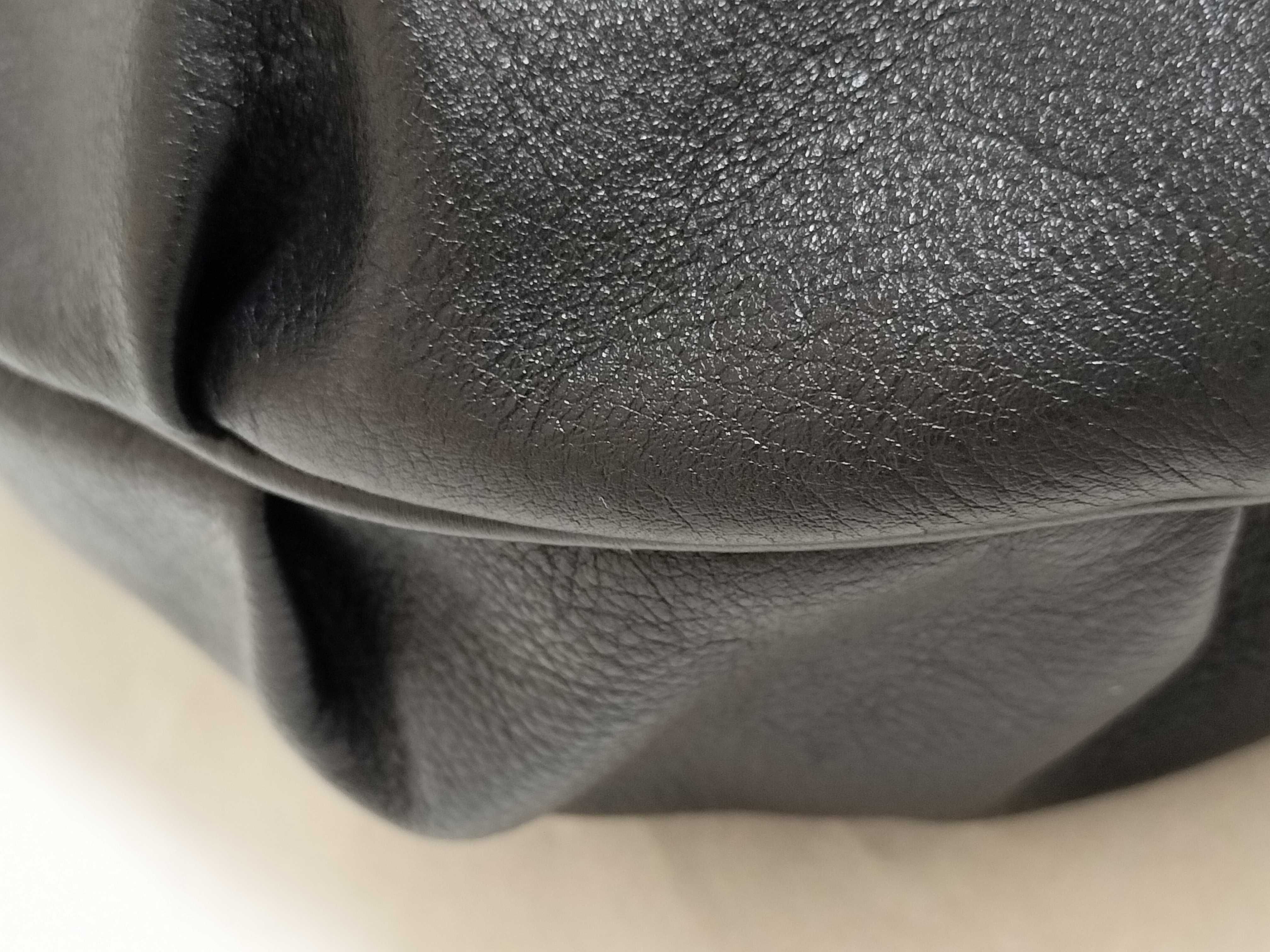 Black Leather Shoulder Bag — view 7