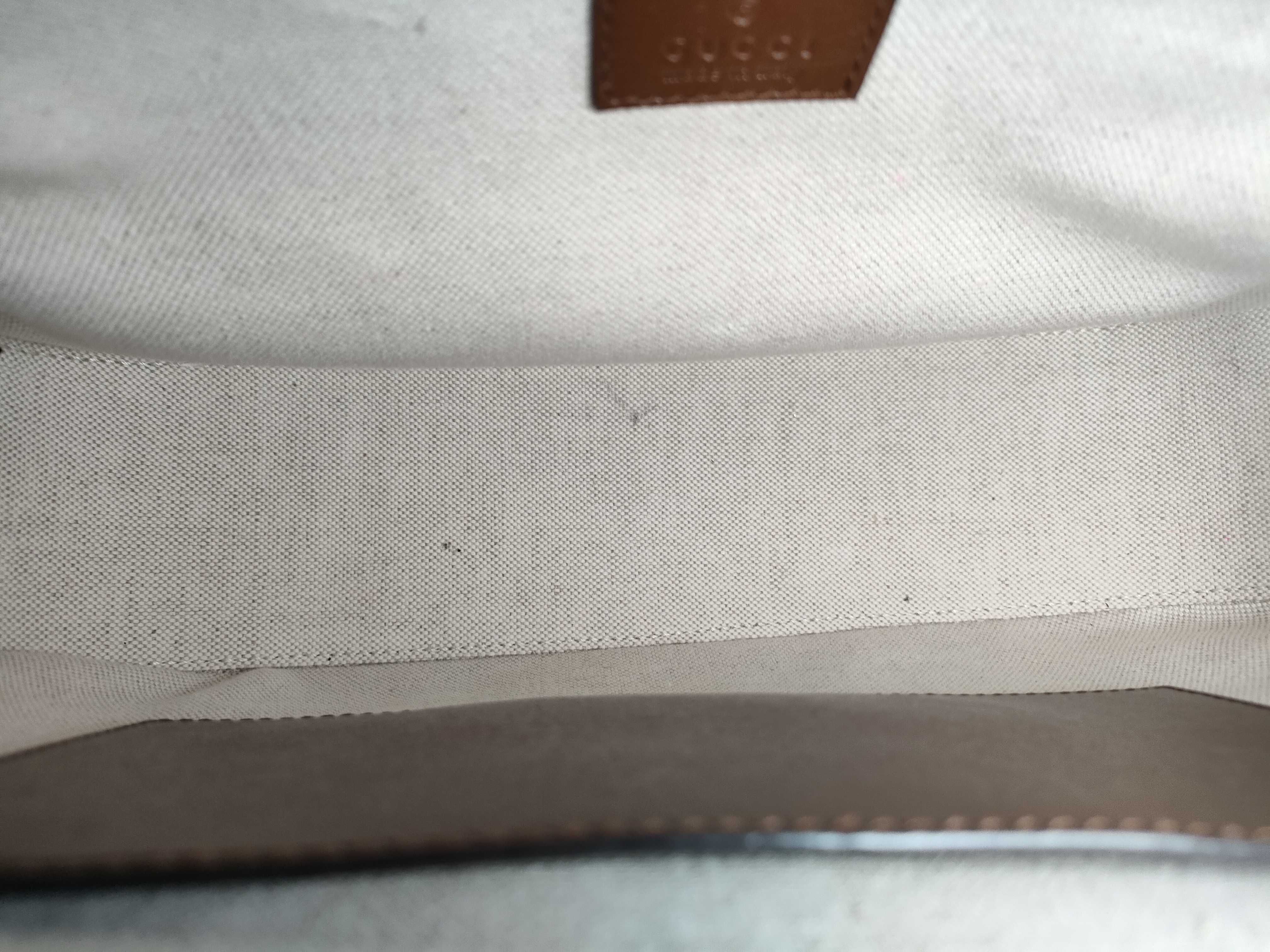 Horsebit 1955 Messenger Bag GG Supreme Sherry Line Beige (No markings) 700457 B 700457 213317 Shoulder Bag — view 10