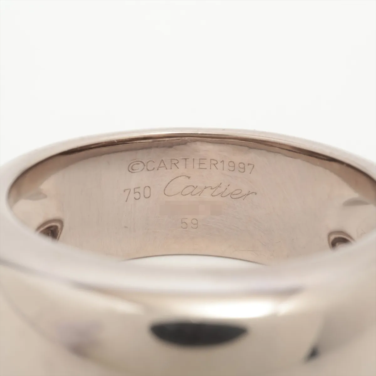 Nouvelle Vague Ring, 750 (WG), 16.4g, Size 59, I95876, dents. — view 3