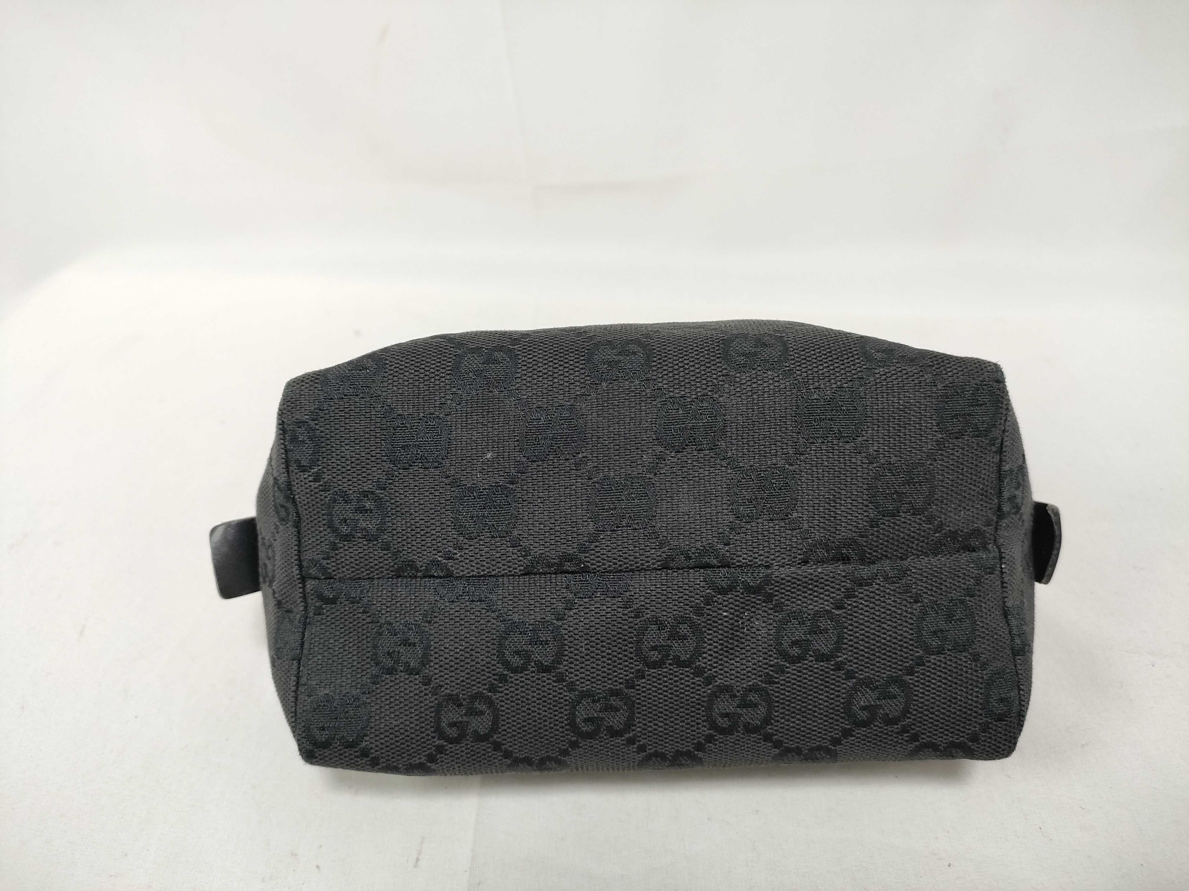 GG Canvas Pouch, Black — view 3