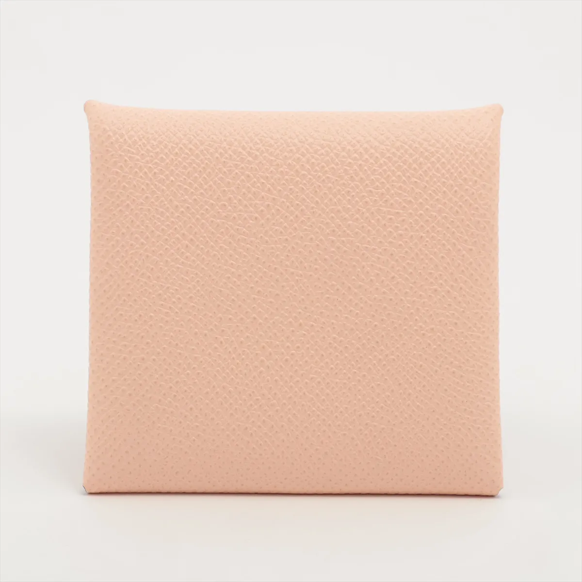 Bastia Veau Epsom Coin Case, Pink, Silver Hardware, X: 2016 — view 2