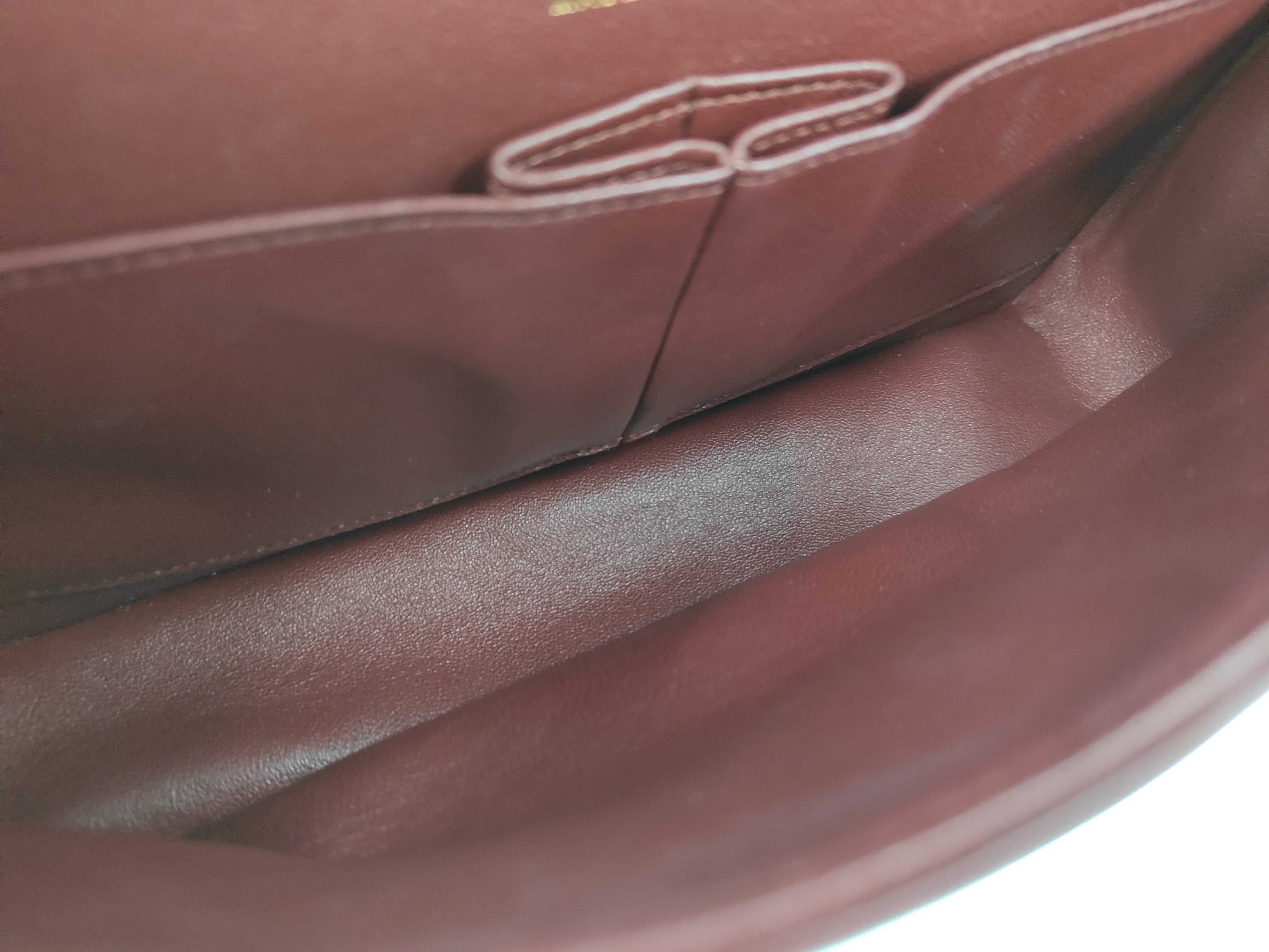 Matelassé Colorblock Chain Shoulder Bag, Red x Pink x Bordeaux, Gold Hardware. — view 9