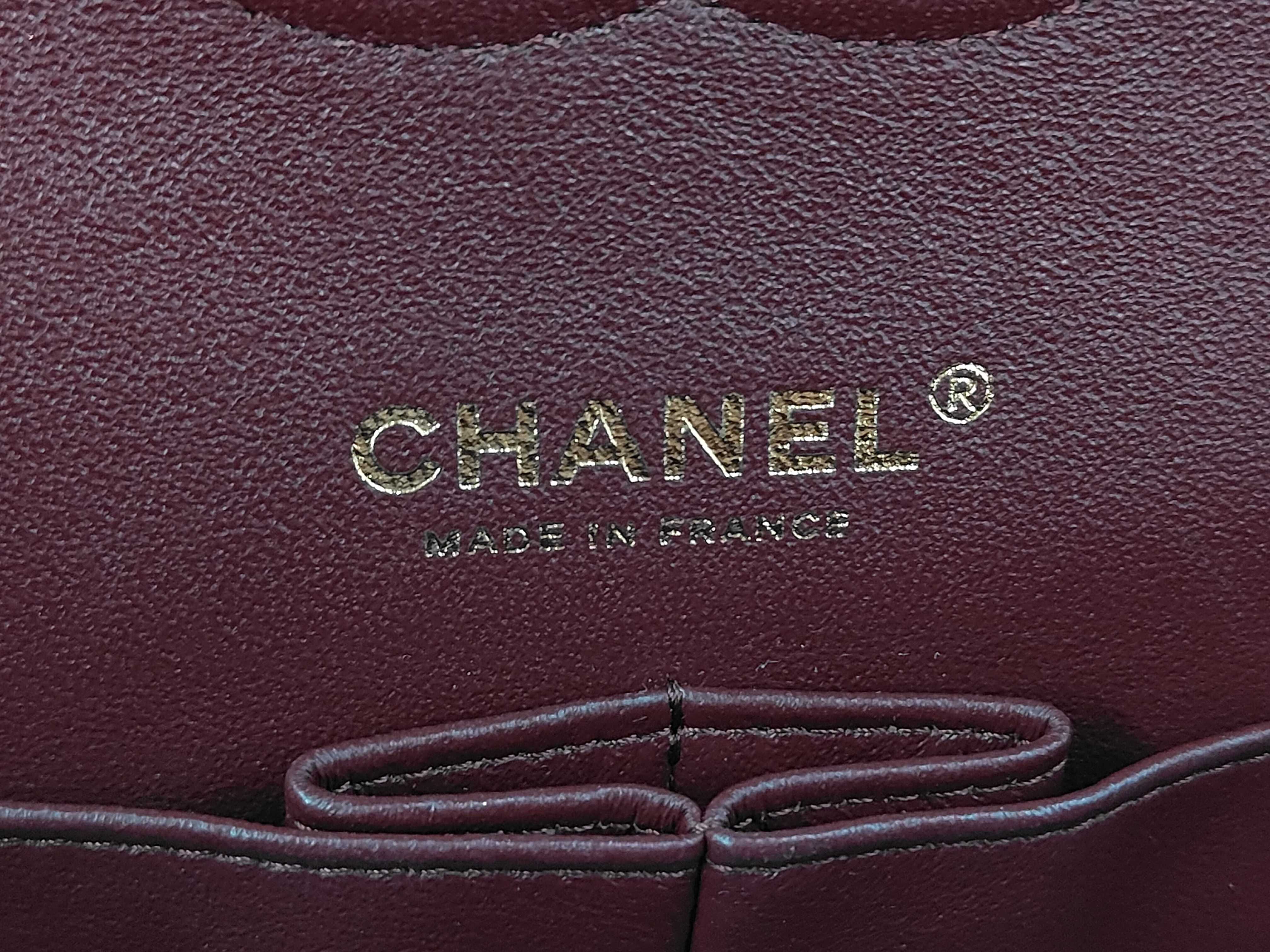 Matelassé Colorblock Chain Shoulder Bag, Red x Pink x Bordeaux, Gold Hardware. — view 10