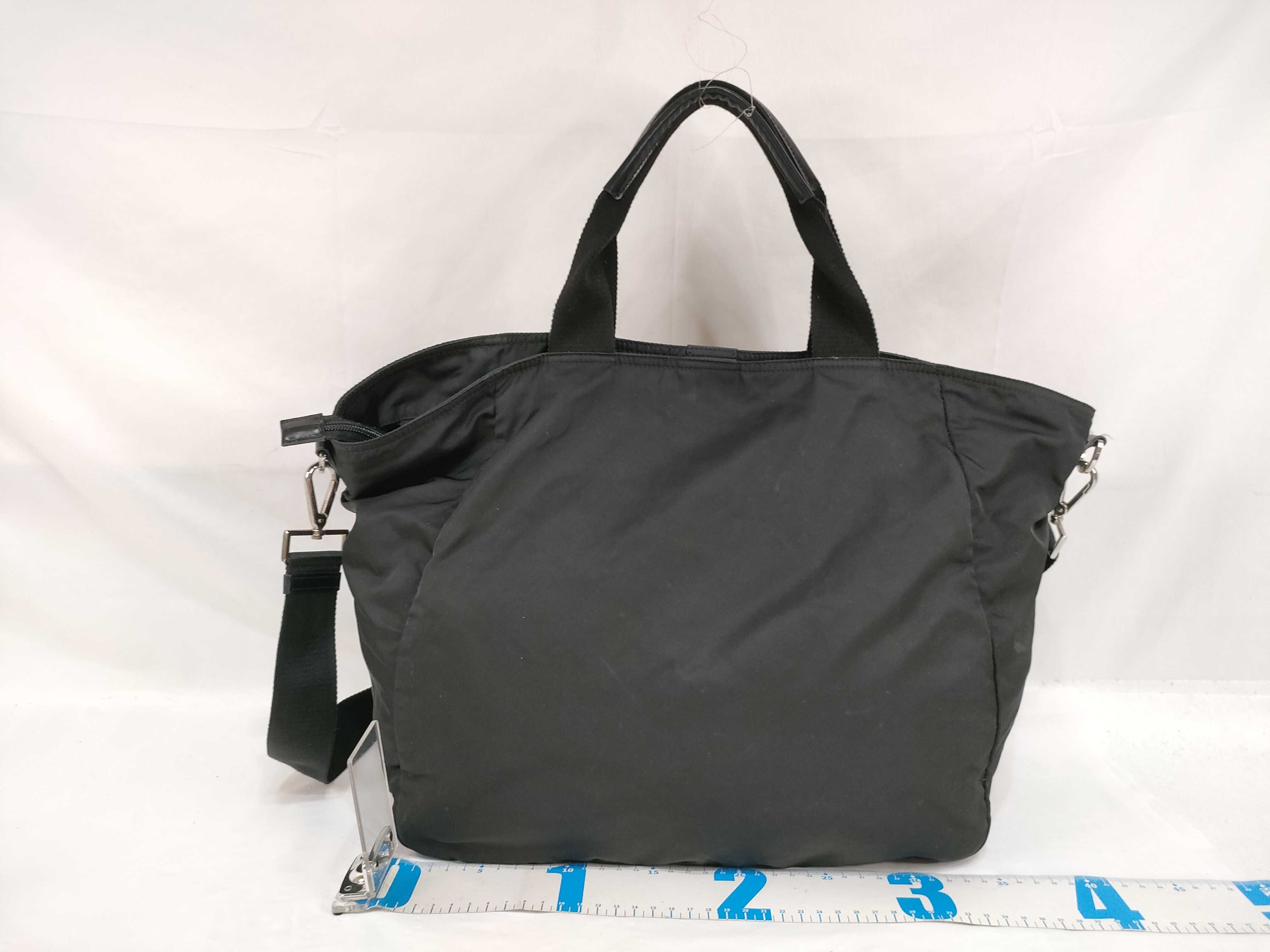Nylon Prada Triangle Logo Testote Nylon Bag 2-Way Shoulder Bag — view 2