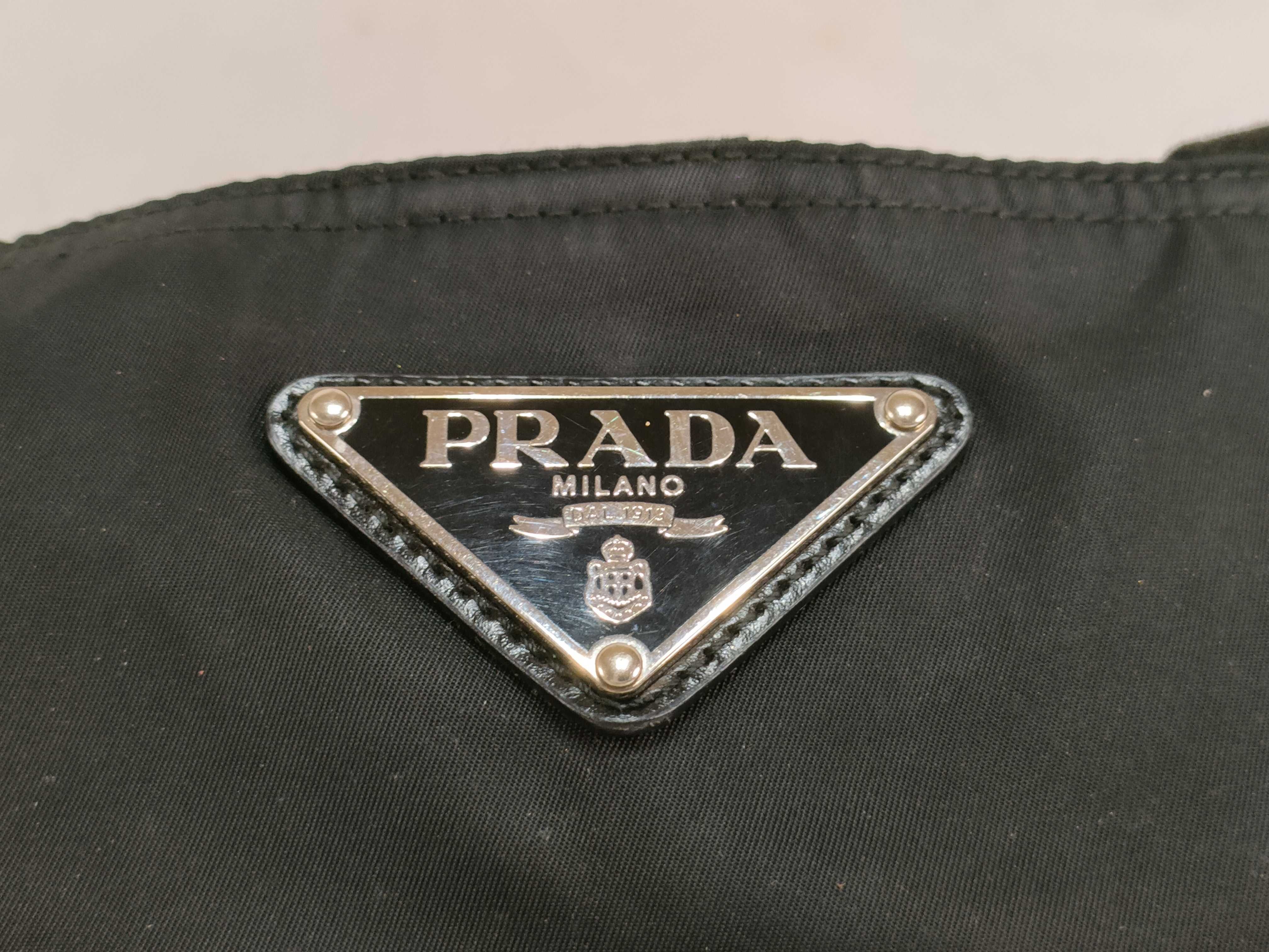 Nylon Prada Triangle Logo Testote Nylon Bag 2-Way Shoulder Bag — view 11