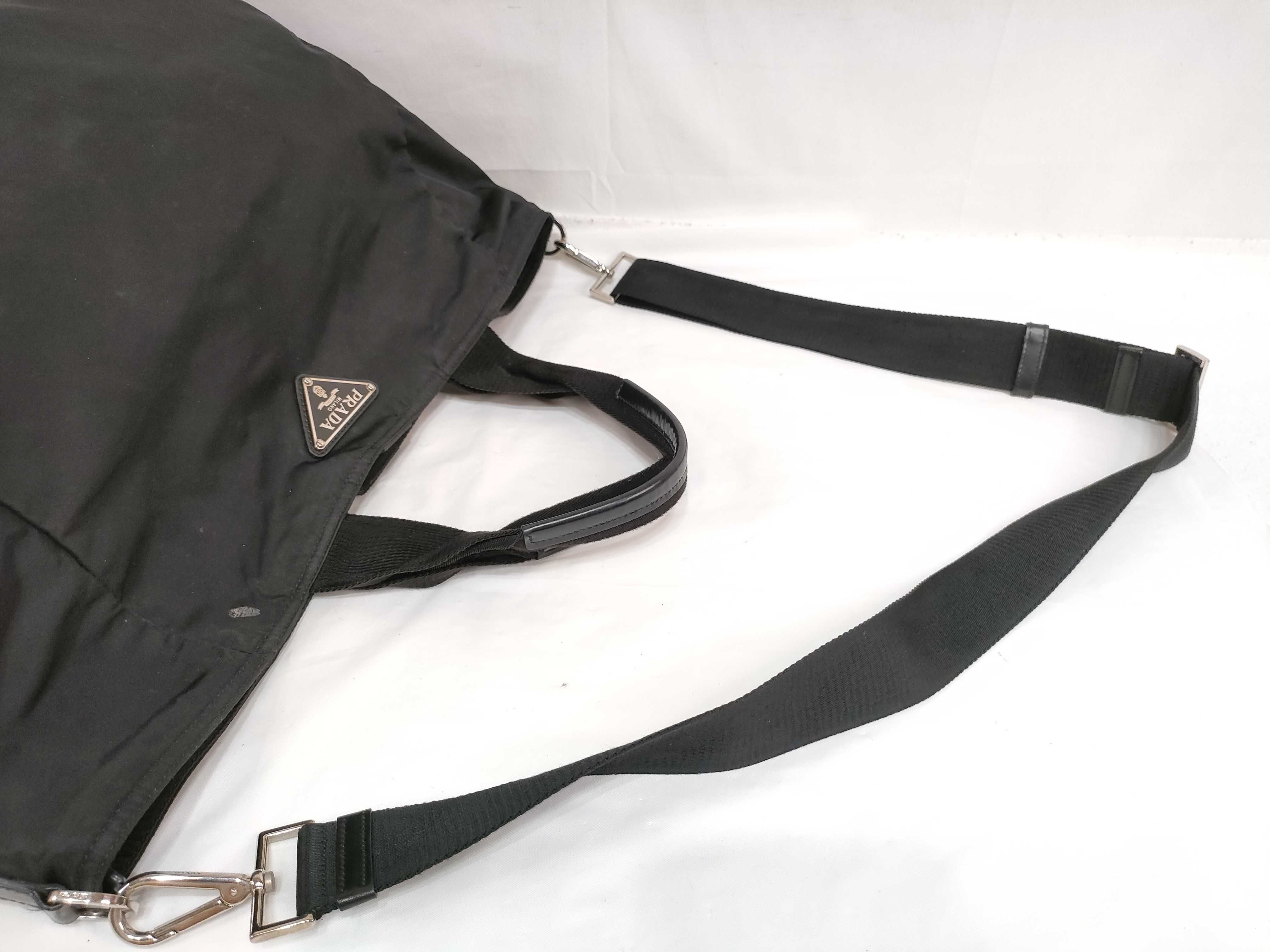 Nylon Prada Triangle Logo Testote Nylon Bag 2-Way Shoulder Bag — view 3