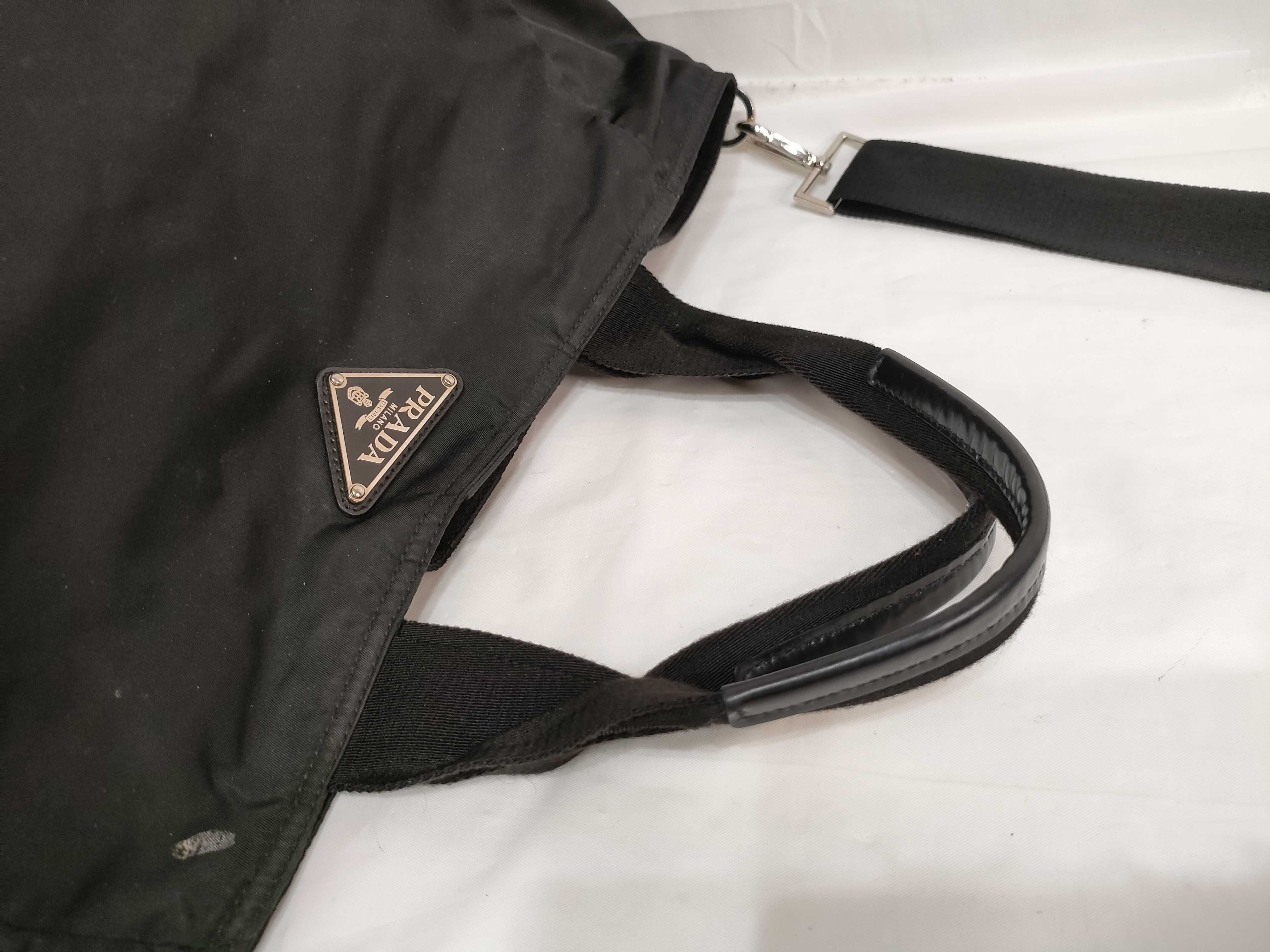 Nylon Prada Triangle Logo Testote Nylon Bag 2-Way Shoulder Bag — view 4