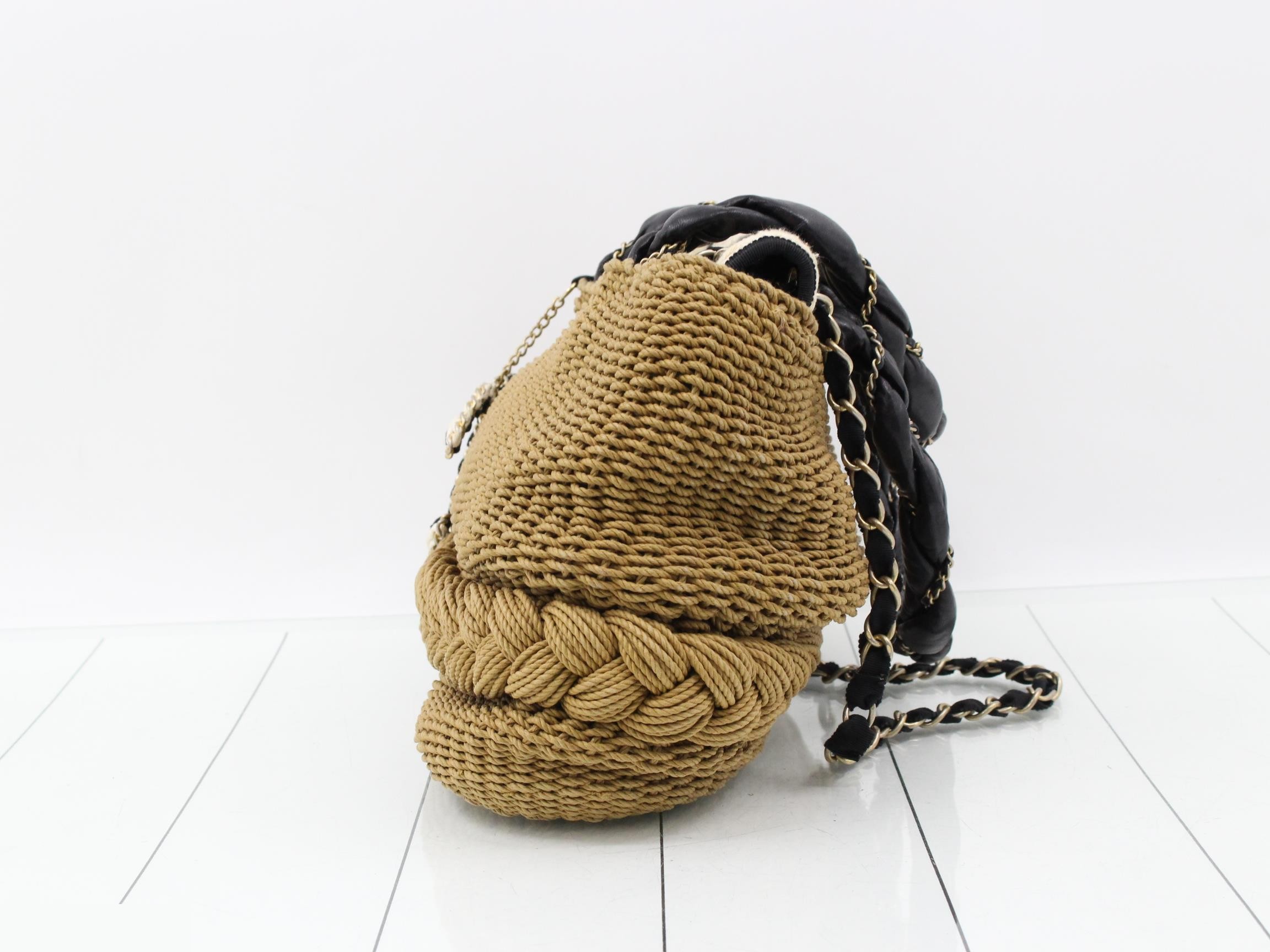 Coco Country Raffia Charm Shoulder Bag — view 3