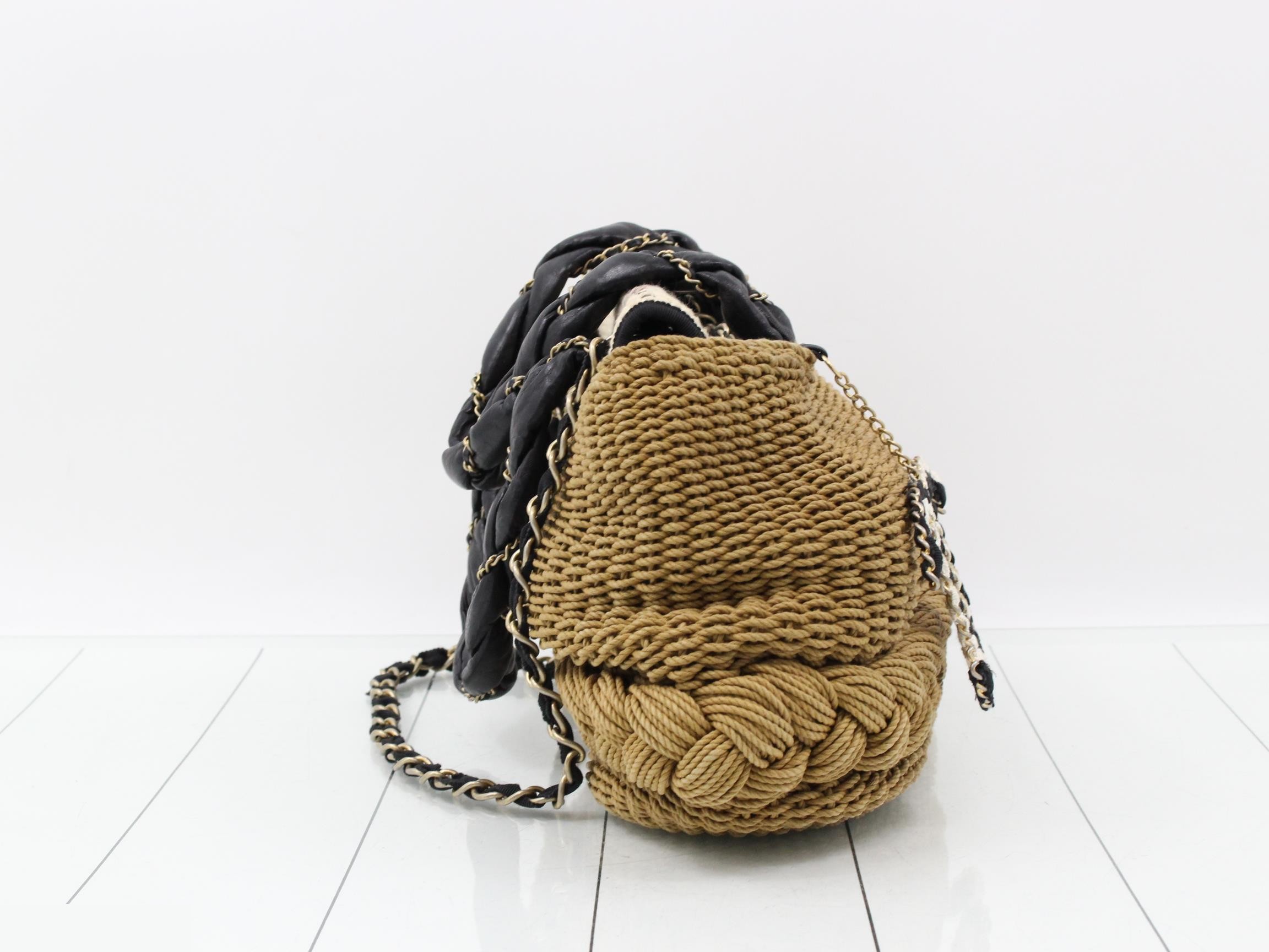 Coco Country Raffia Charm Shoulder Bag — view 4