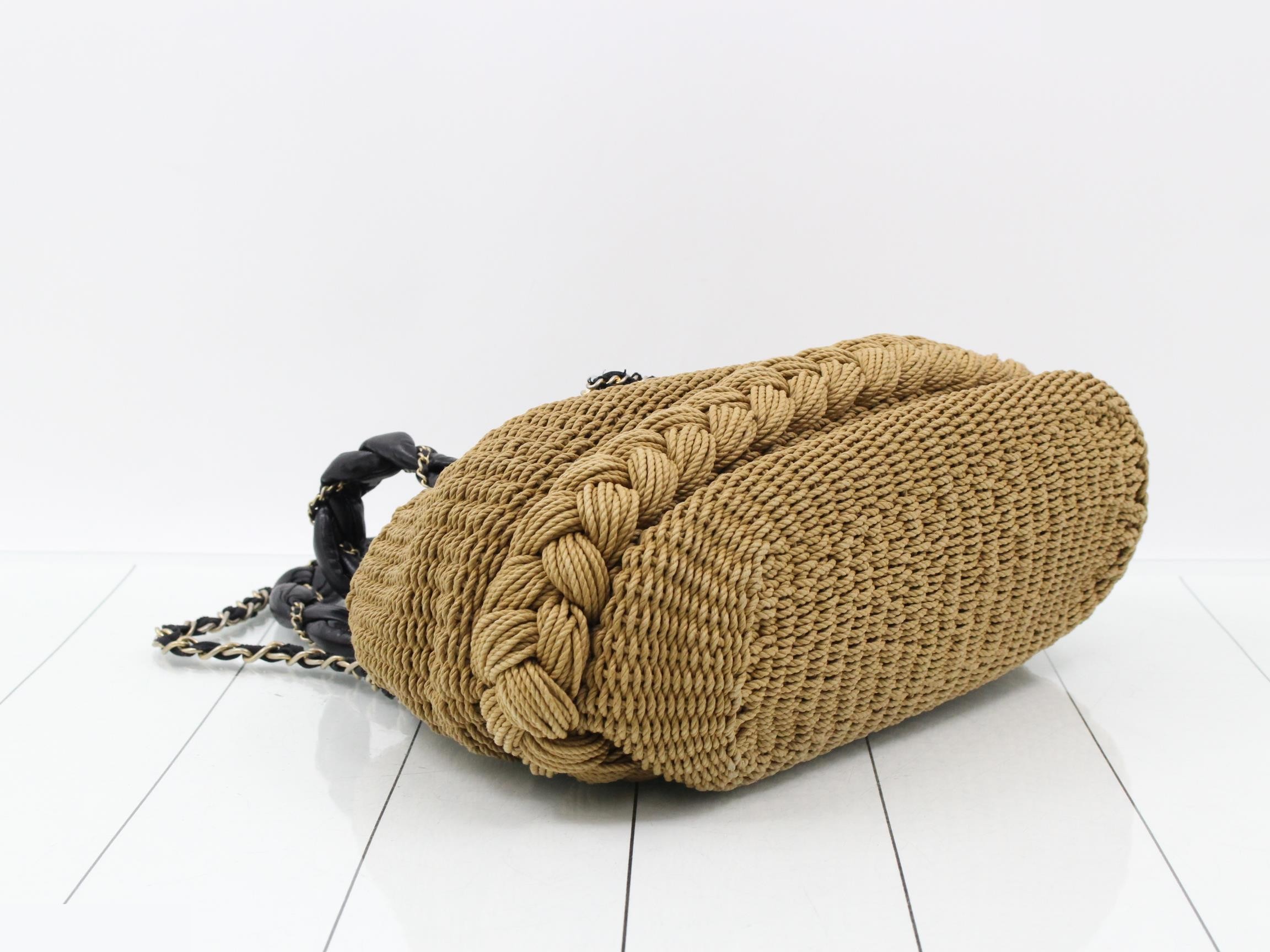 Coco Country Raffia Charm Shoulder Bag — view 5
