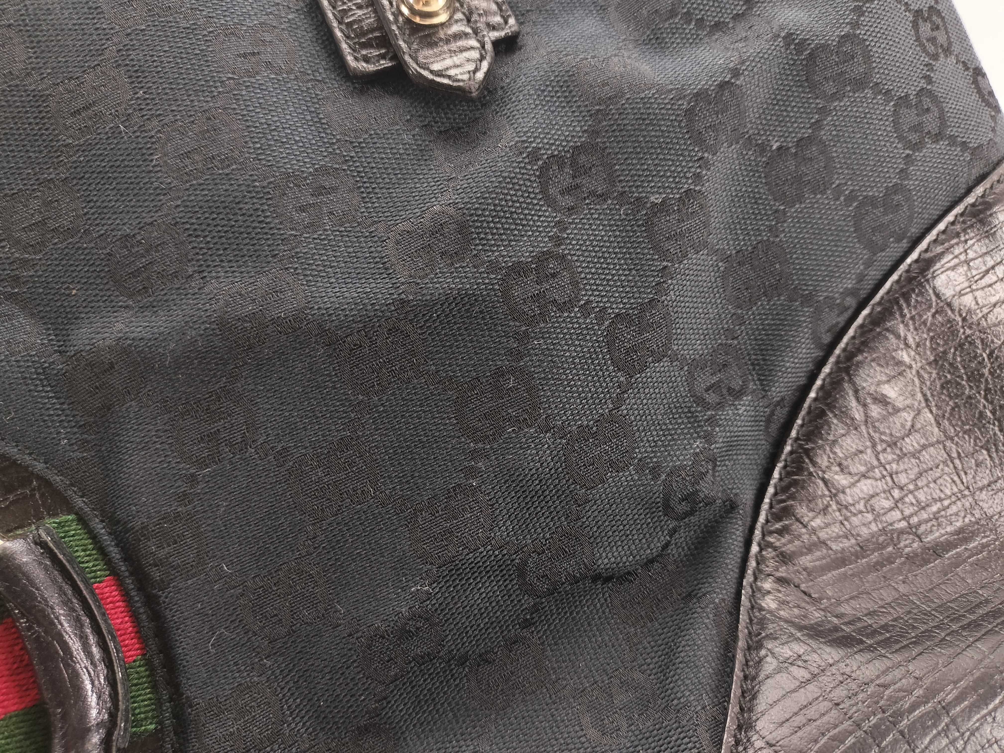 GG Canvas Horsebit Tote Bag — view 14