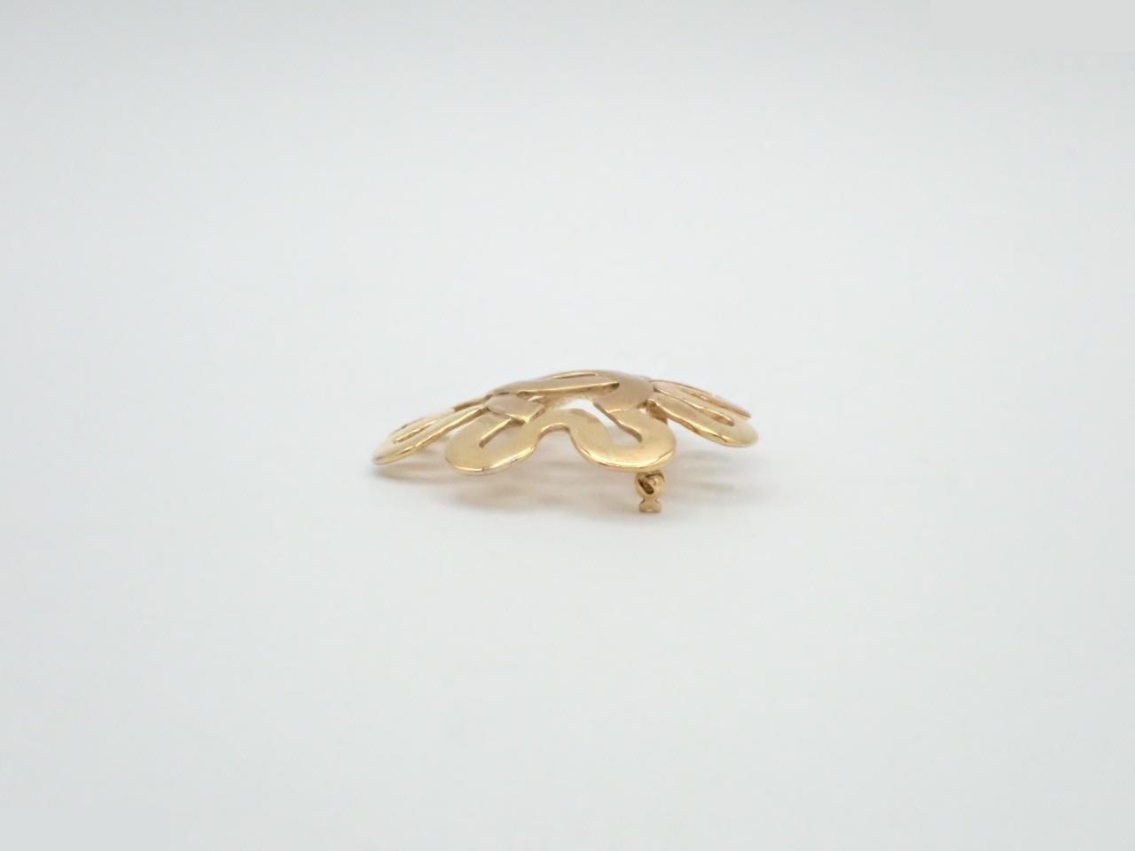 Coco Mark Gold Brooch — view 3