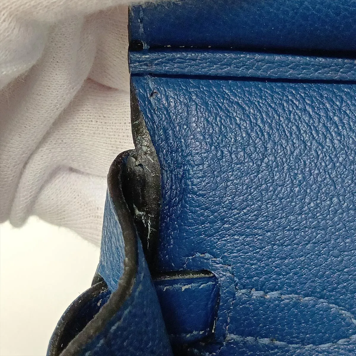 Birkin 25 Retourne Togo Deep Blue Silver Hardware Year: 2020 — view 14