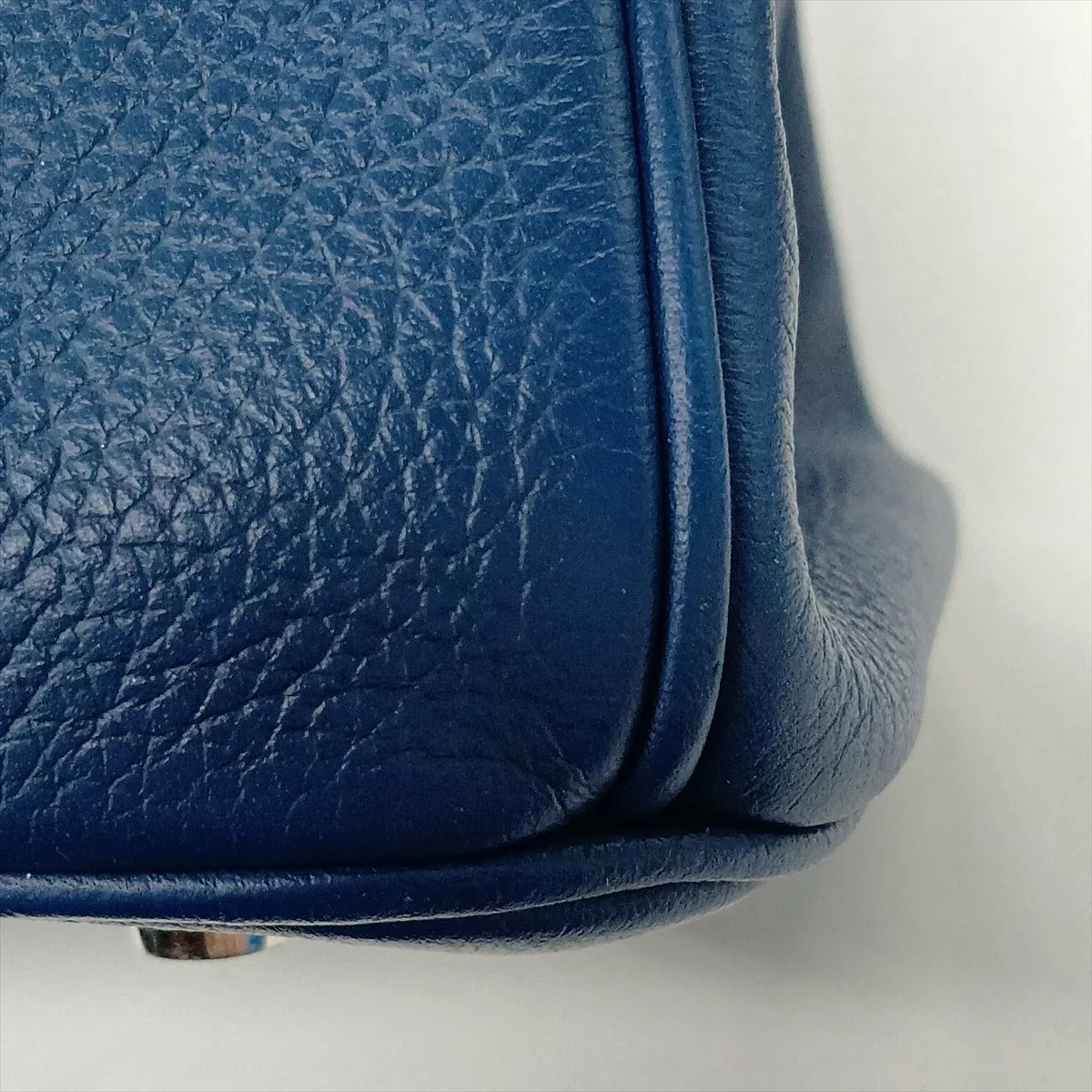 Birkin 25 Retourne Togo Deep Blue Silver Hardware Year: 2020 — view 15