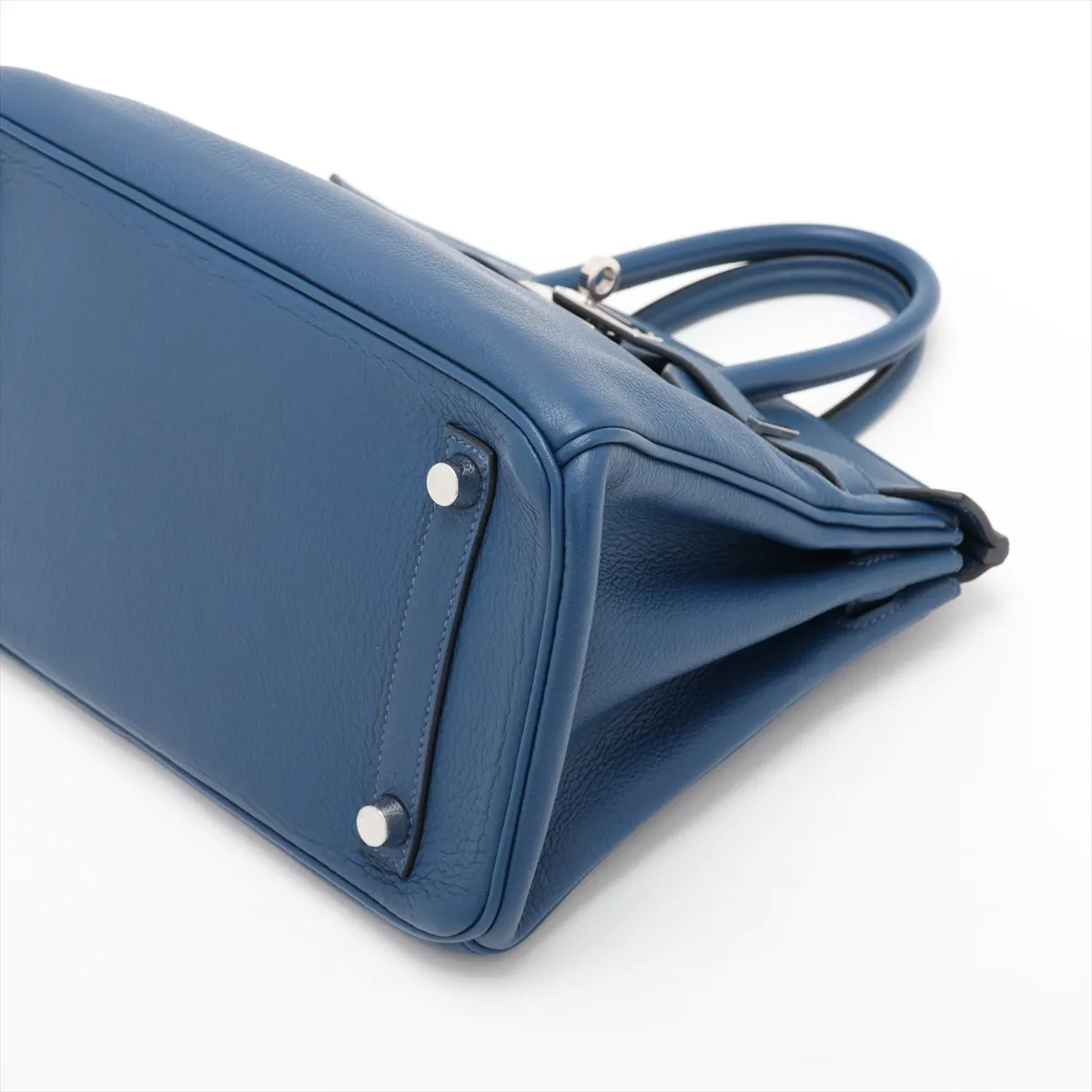 Birkin 25 Retourne Togo Deep Blue Silver Hardware Year: 2020 — view 3