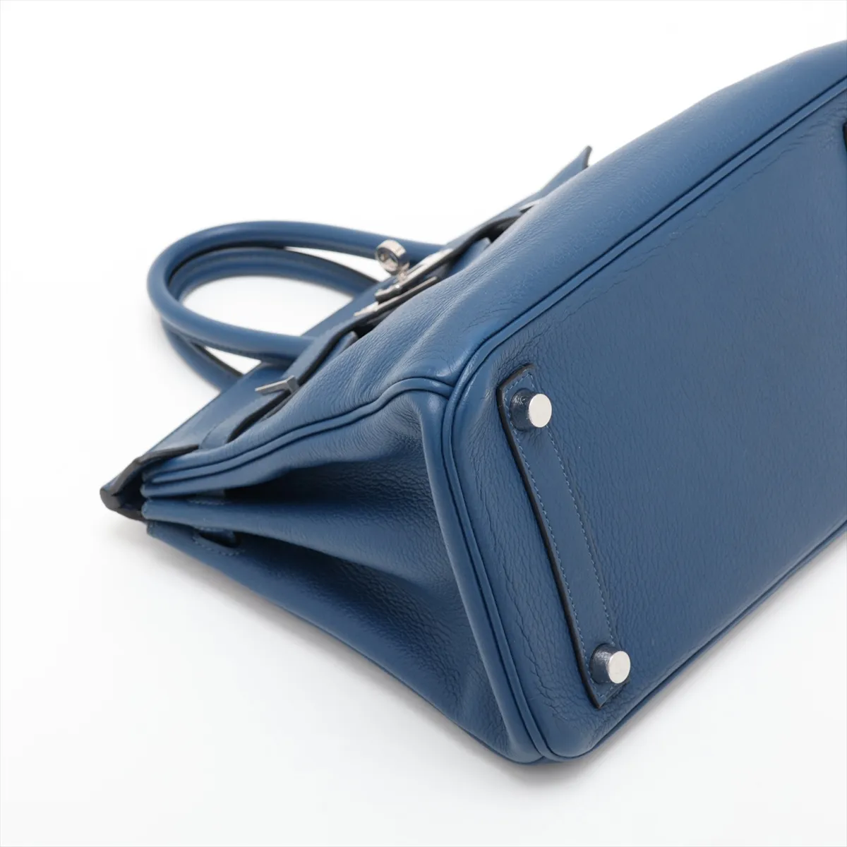 Birkin 25 Retourne Togo Deep Blue Silver Hardware Year: 2020 — view 4