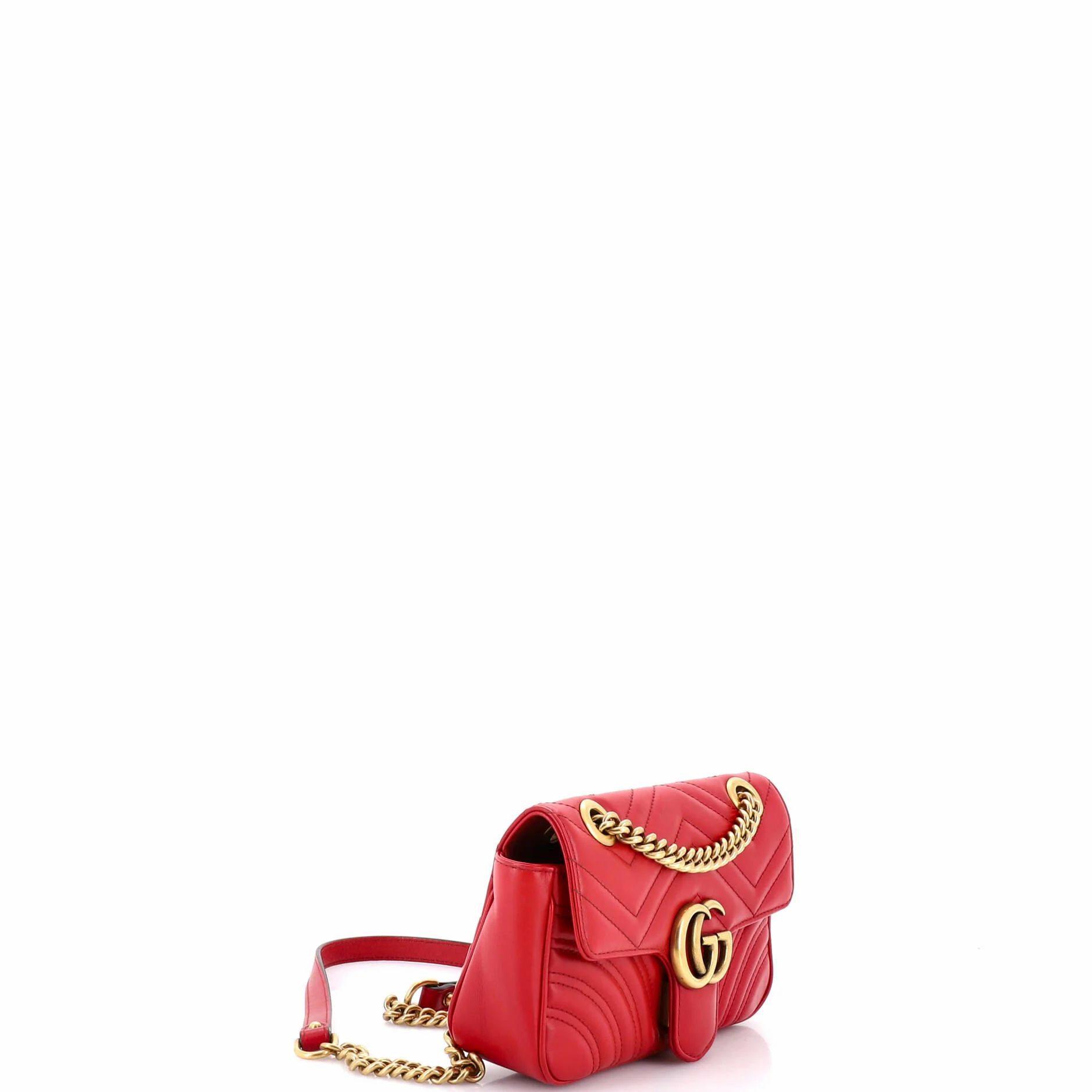 Gg Marmont Flap Bag Matelasse Leather Mini — view 2