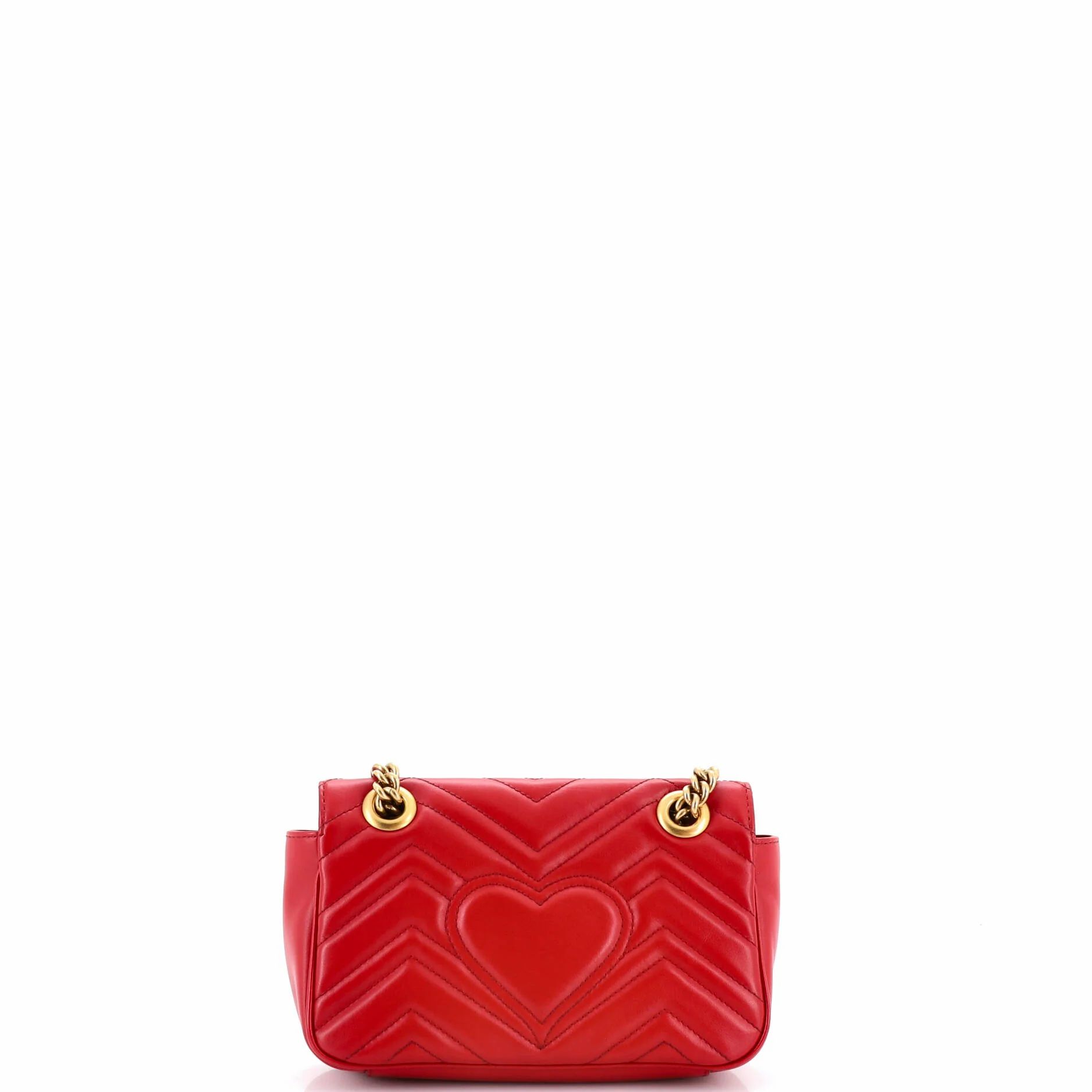 Gg Marmont Flap Bag Matelasse Leather Mini — view 3