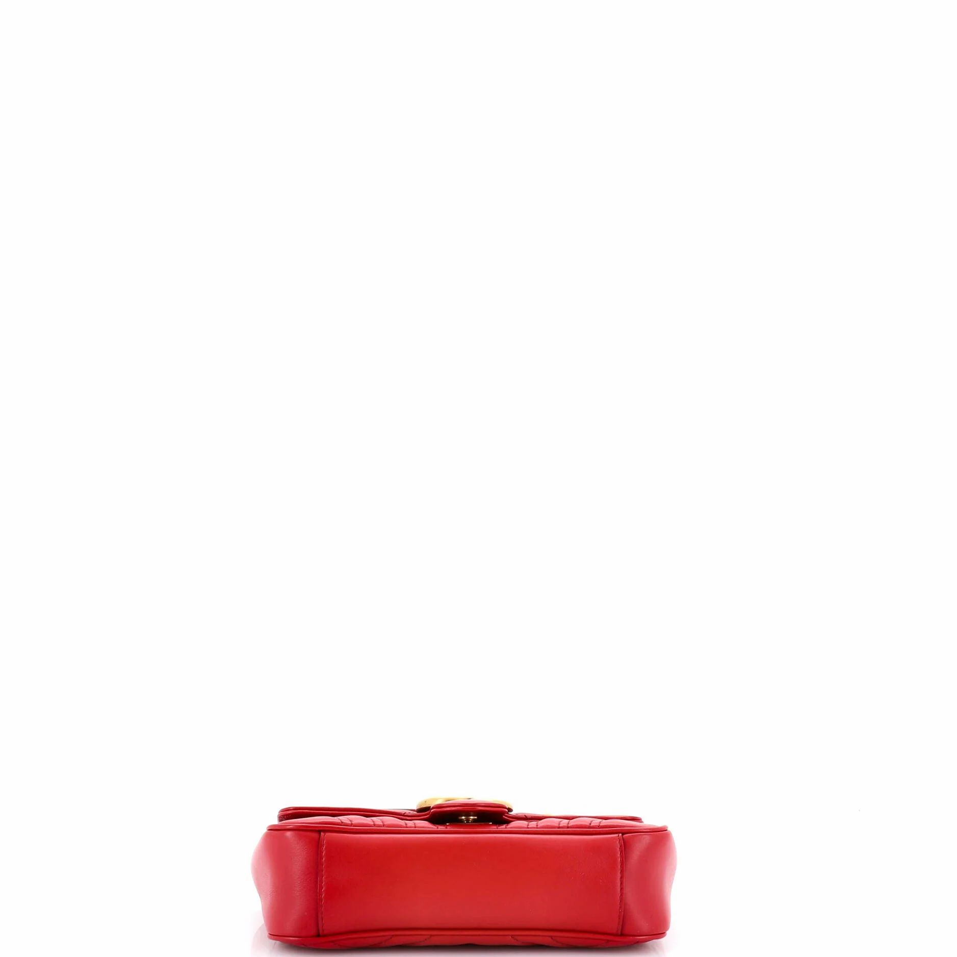 Gg Marmont Flap Bag Matelasse Leather Mini — view 4