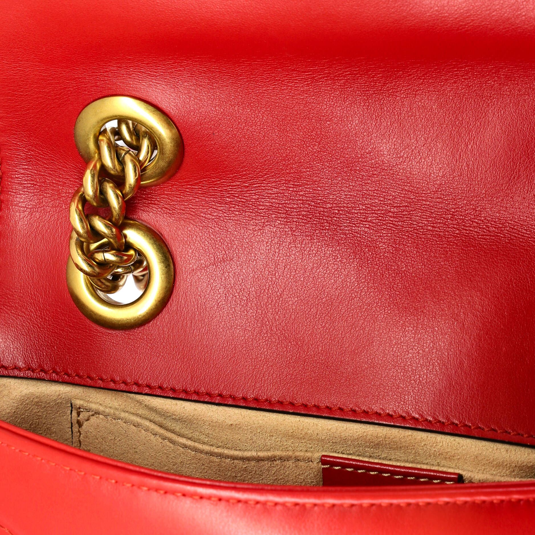 Gg Marmont Flap Bag Matelasse Leather Mini — view 6
