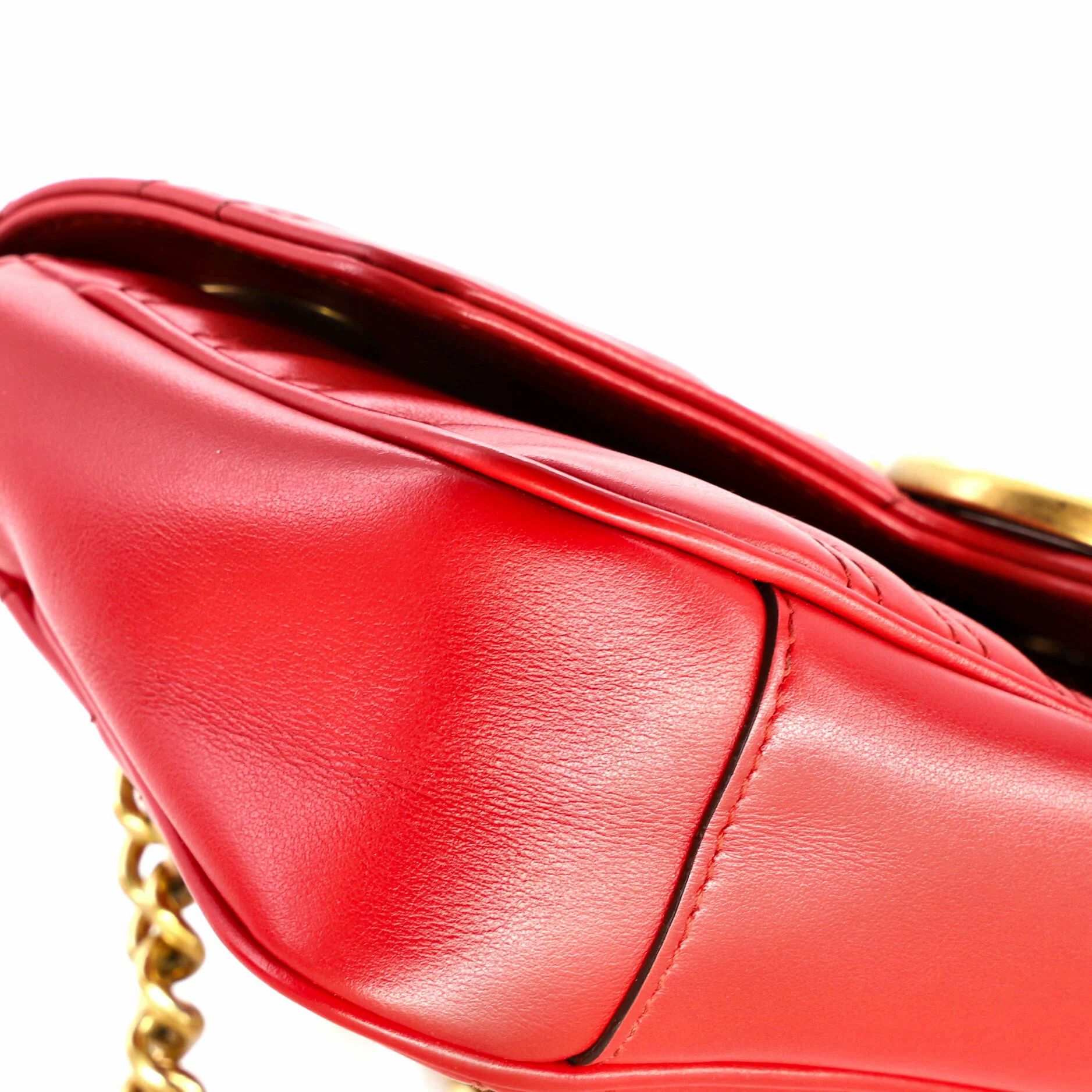 Gg Marmont Flap Bag Matelasse Leather Mini — view 7