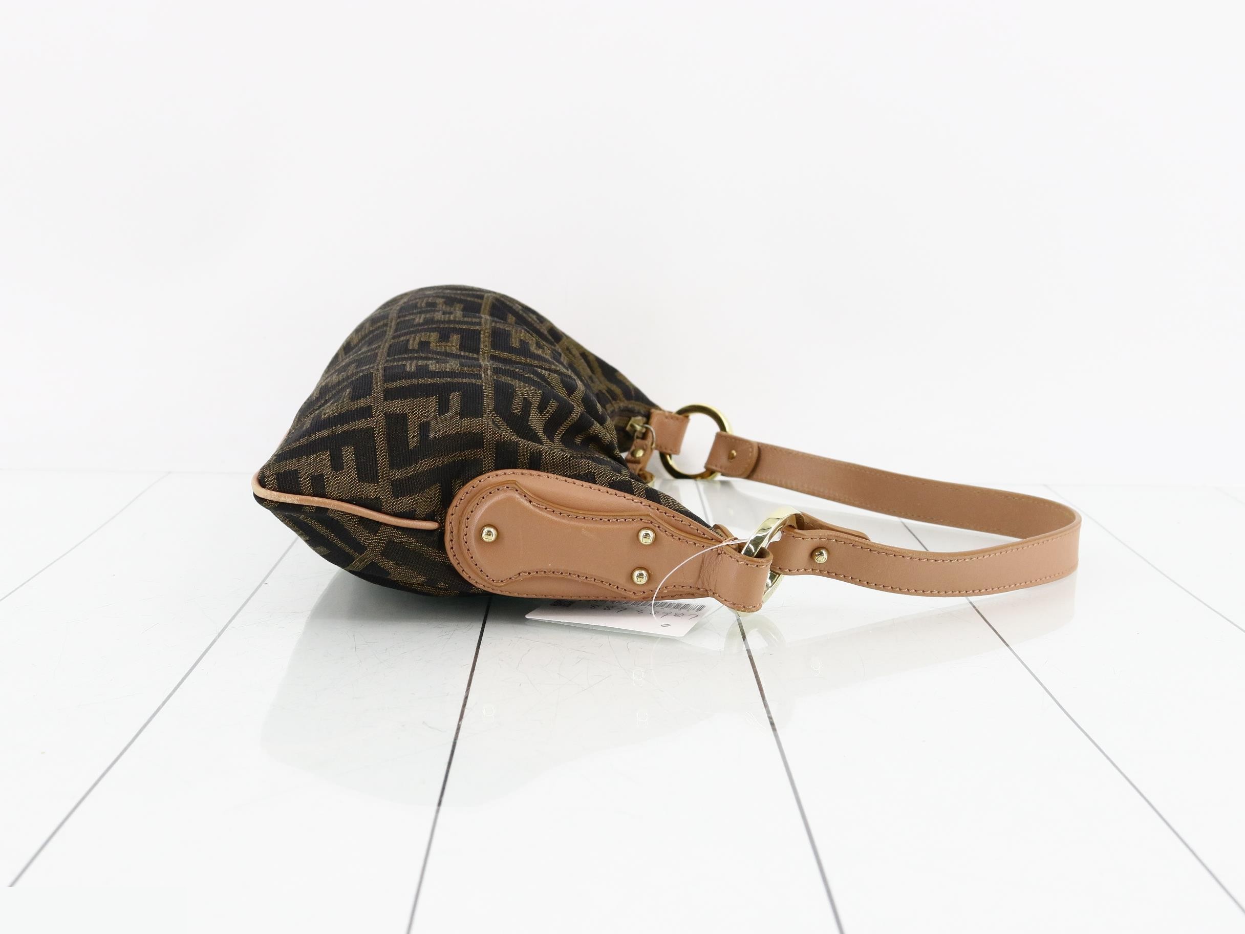 Zucca pattern one-shoulder bag, canvas — view 3