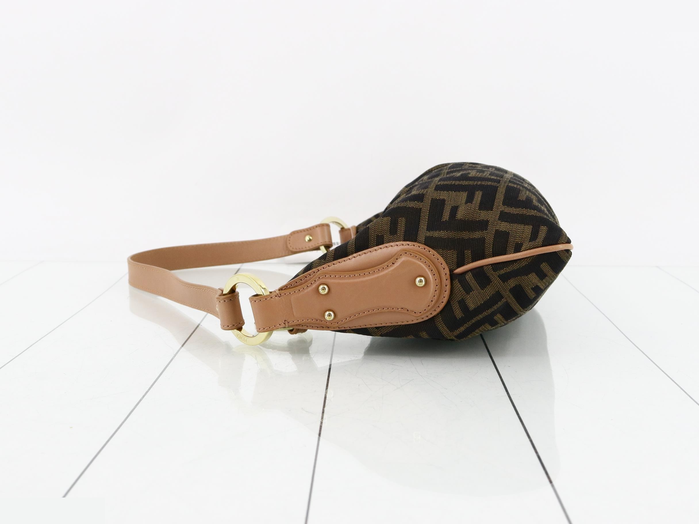 Zucca pattern one-shoulder bag, canvas — view 4