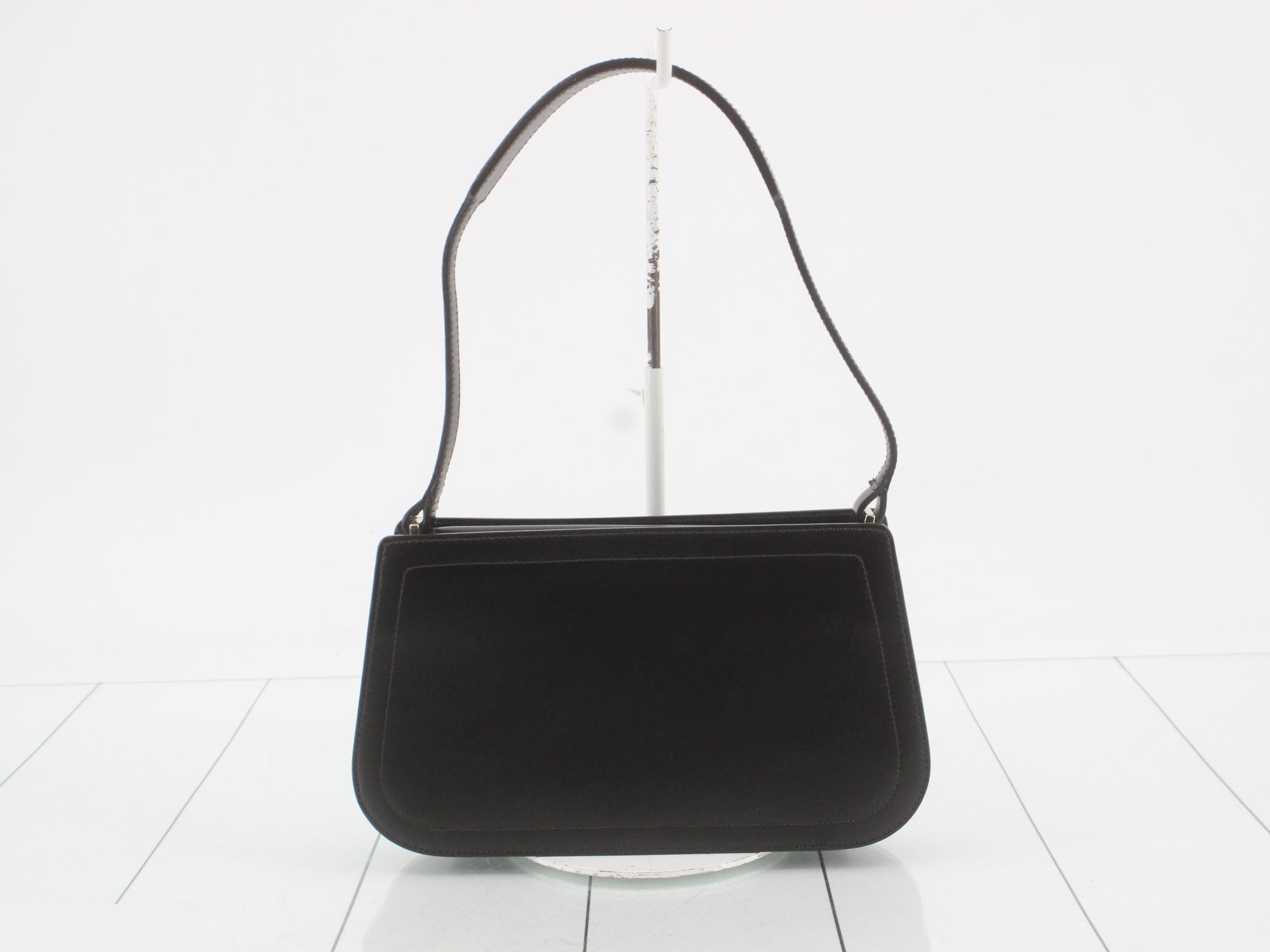 Leather one-shoulder bag — view 2