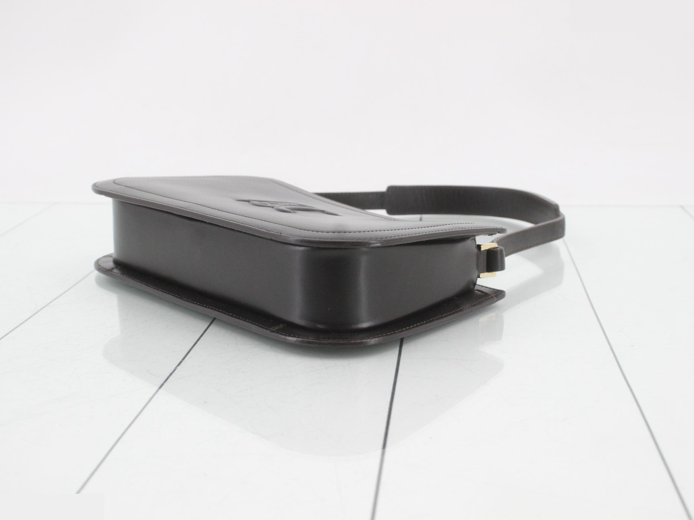 Leather one-shoulder bag — view 6