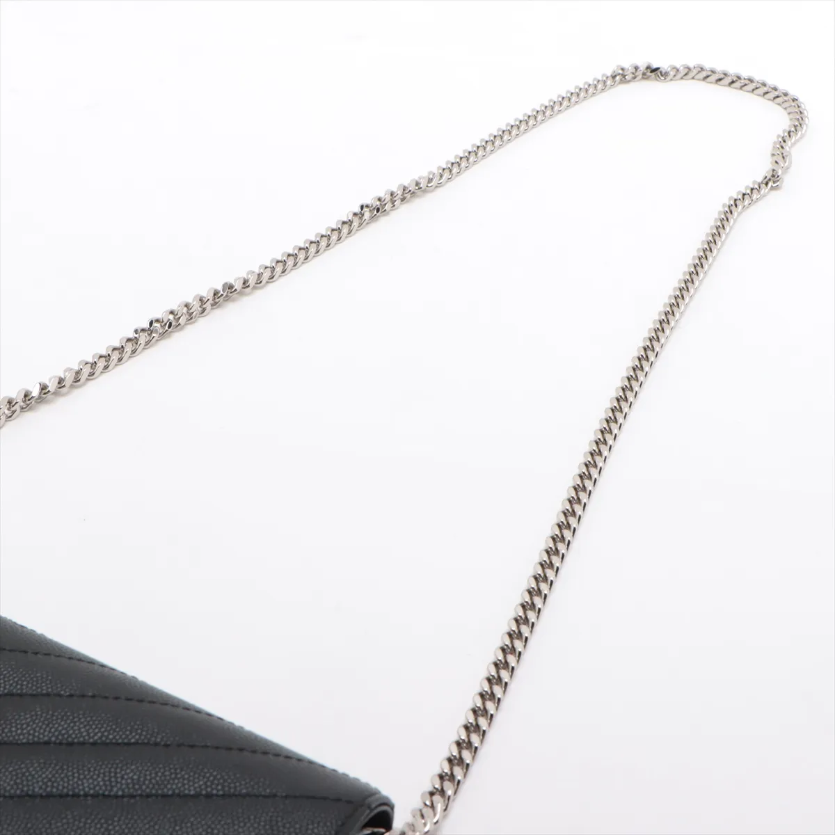 Cassandra Leather Chain Wallet Black 377828 — view 5