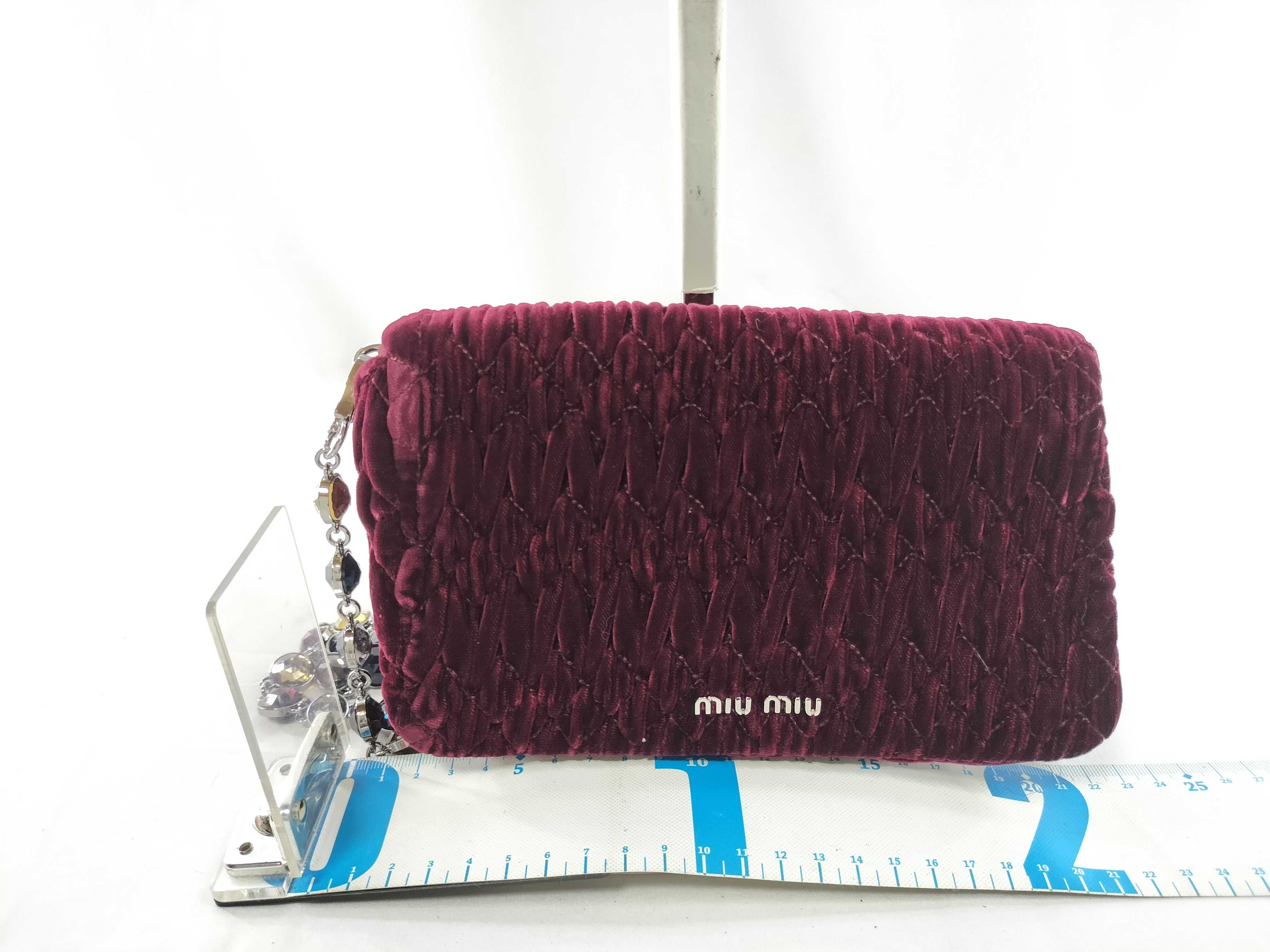 velour chain shoulder bag — view 2