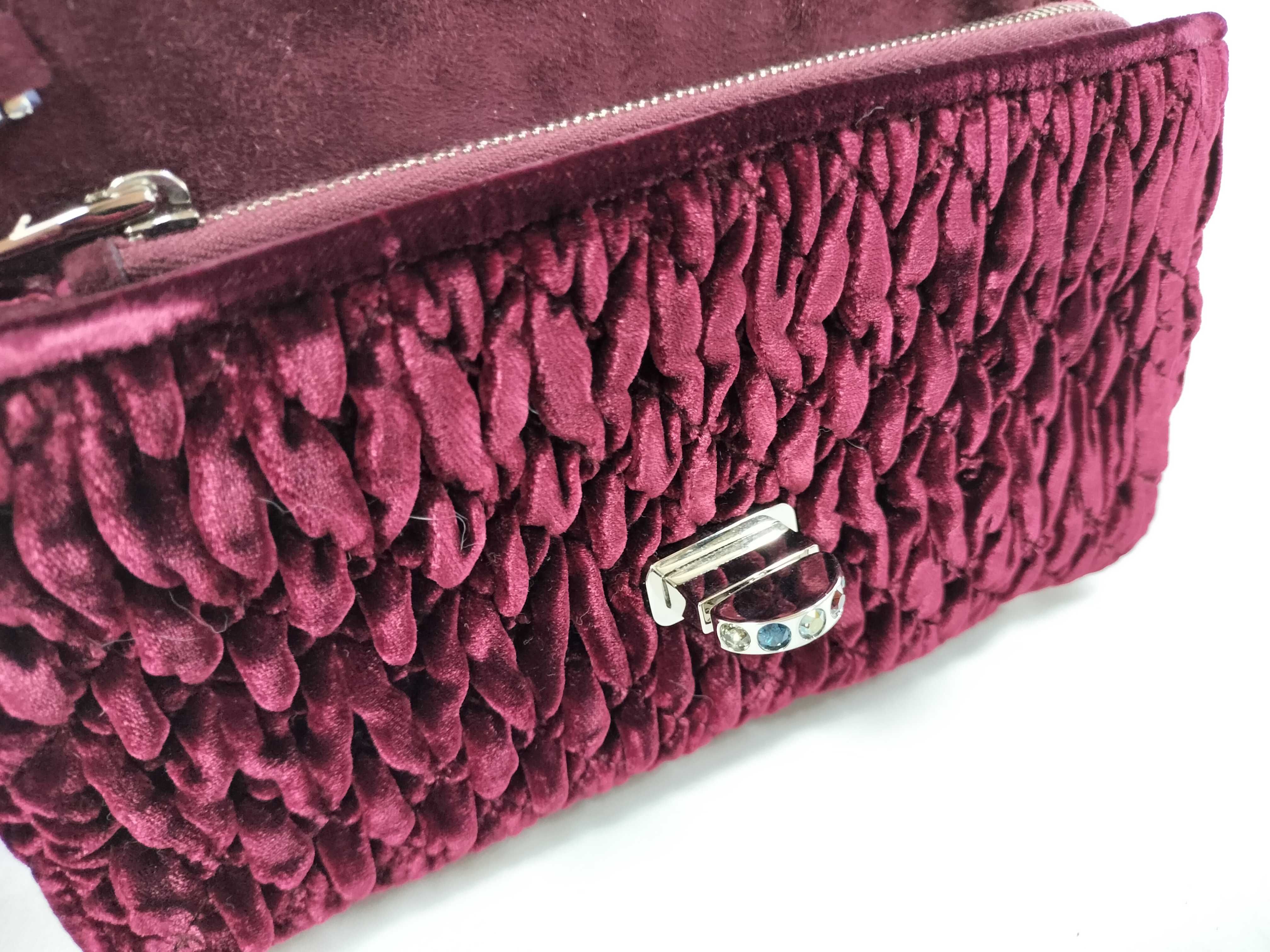 velour chain shoulder bag — view 13