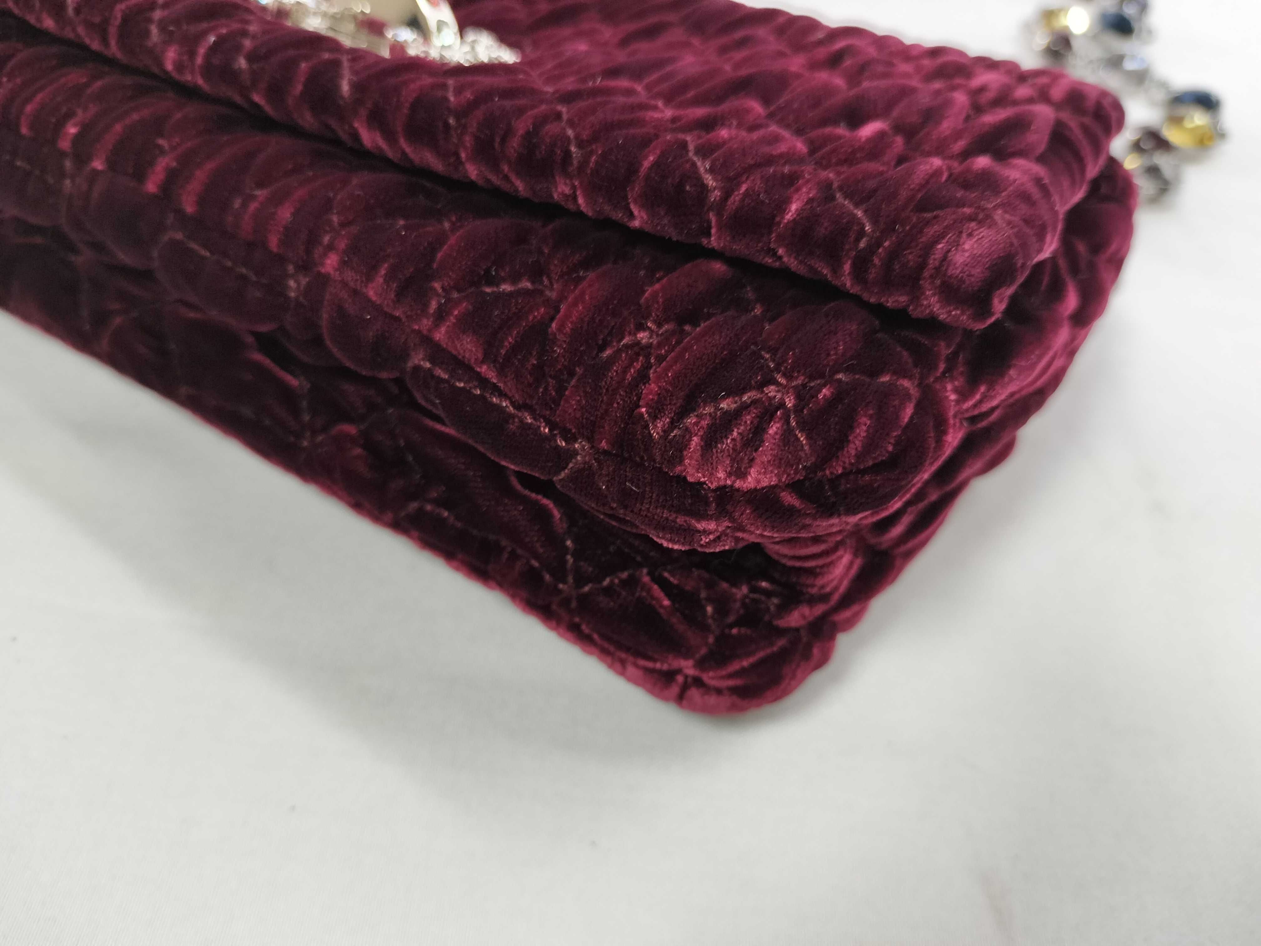 velour chain shoulder bag — view 6